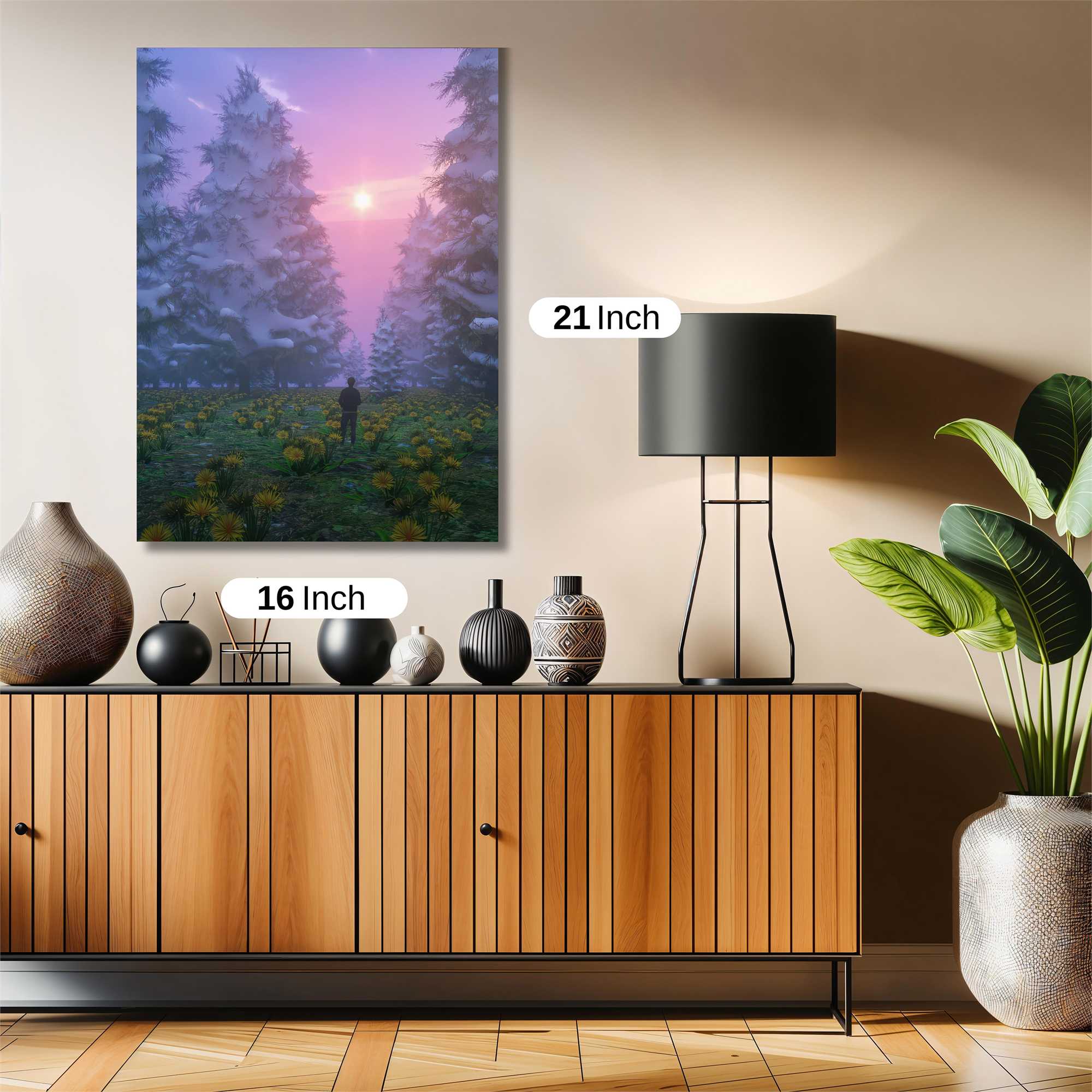 Sunset Solitude Safe Wall Magnetic / M