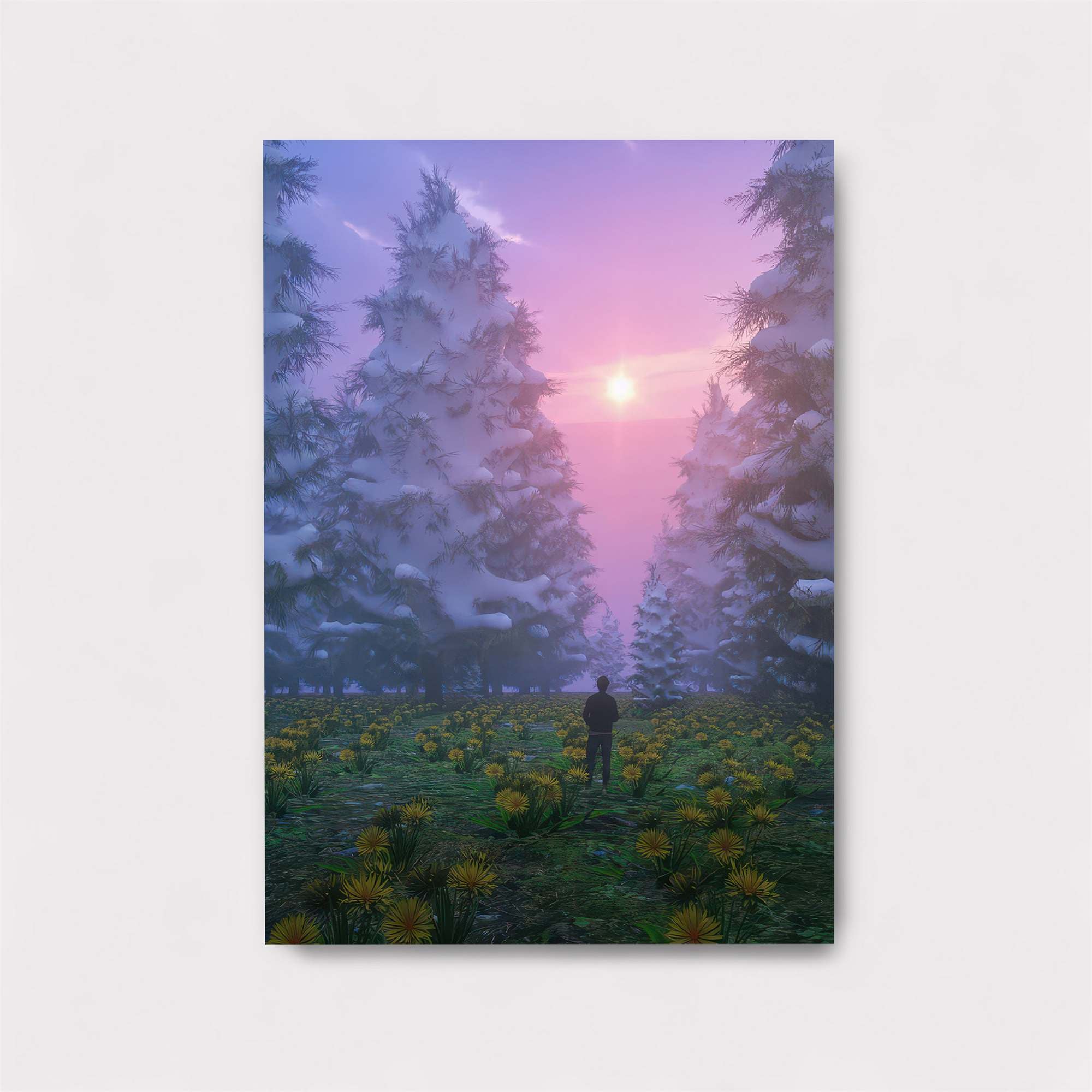 Sunset Solitude Safe Wall Magnetic / M
