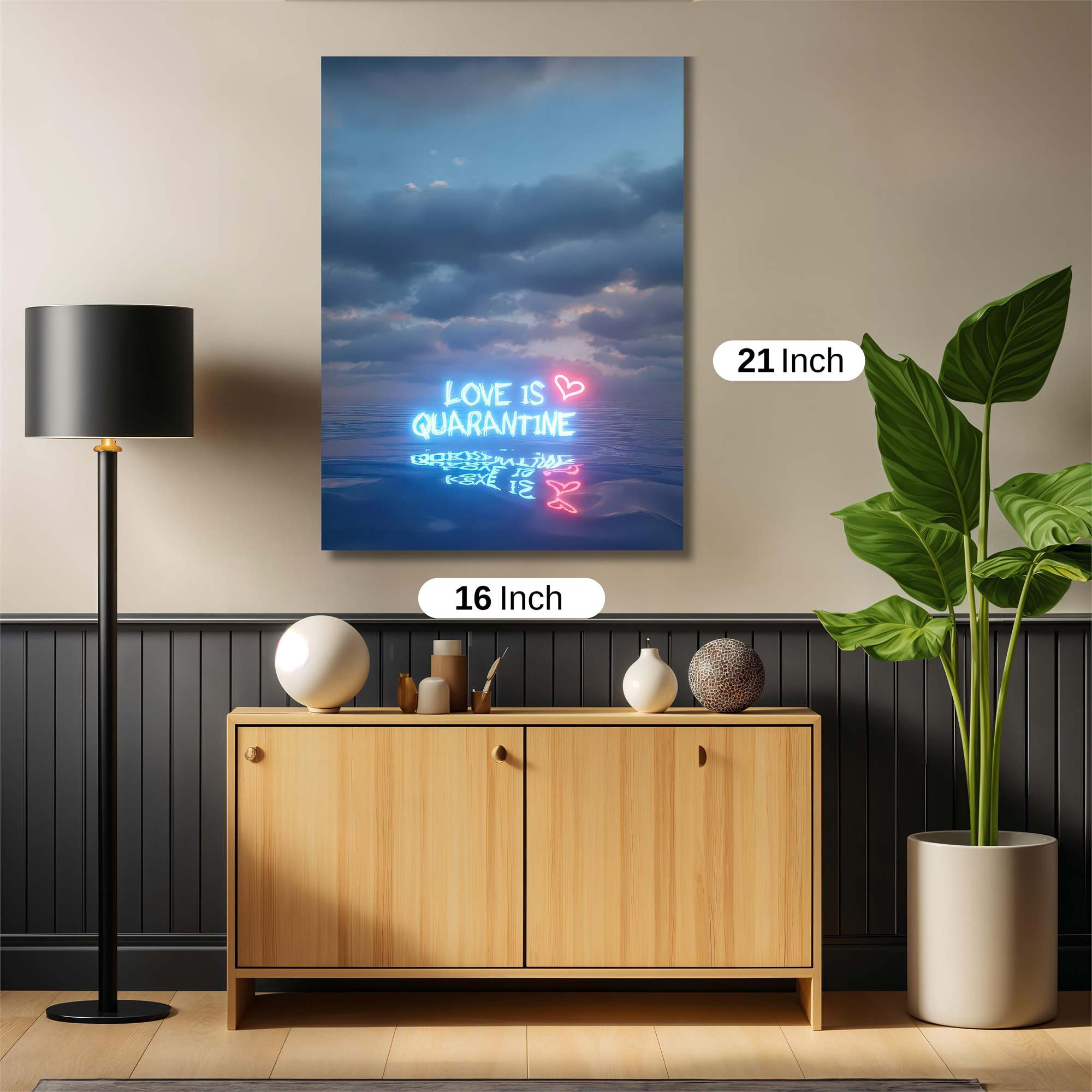 Love Quarantine Safe Wall Magnetic / M