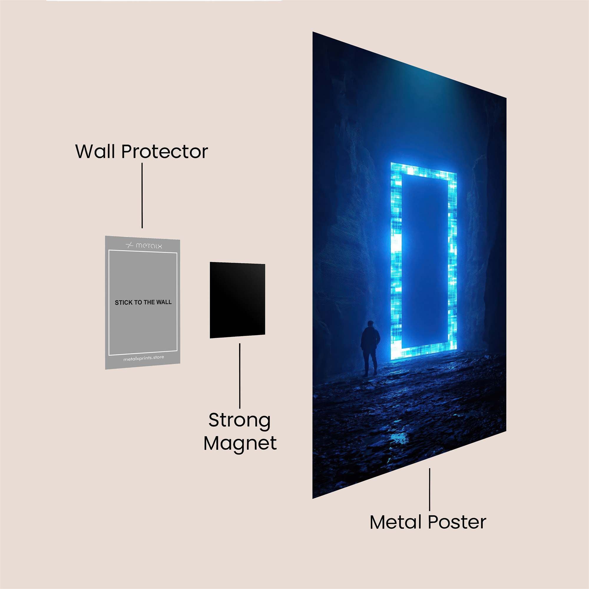Portal Enigmatic Safe Wall Magnetic / M