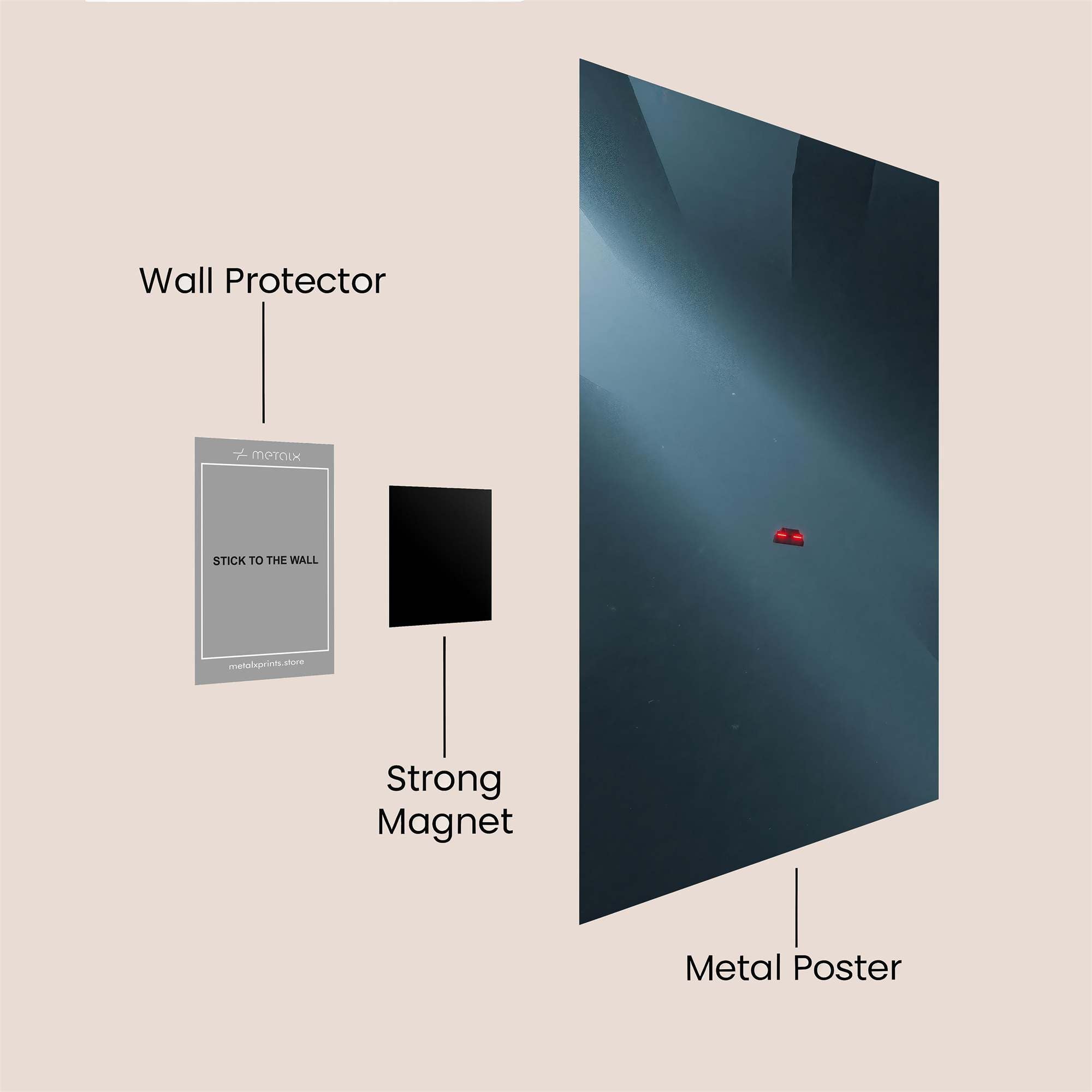 Skyline Serenity Safe Wall Magnetic / M
