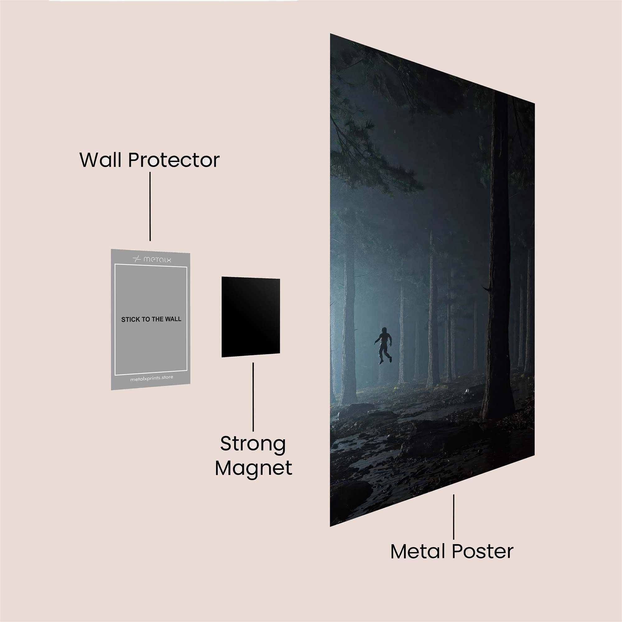 Forest Enigma Safe Wall Magnetic / M