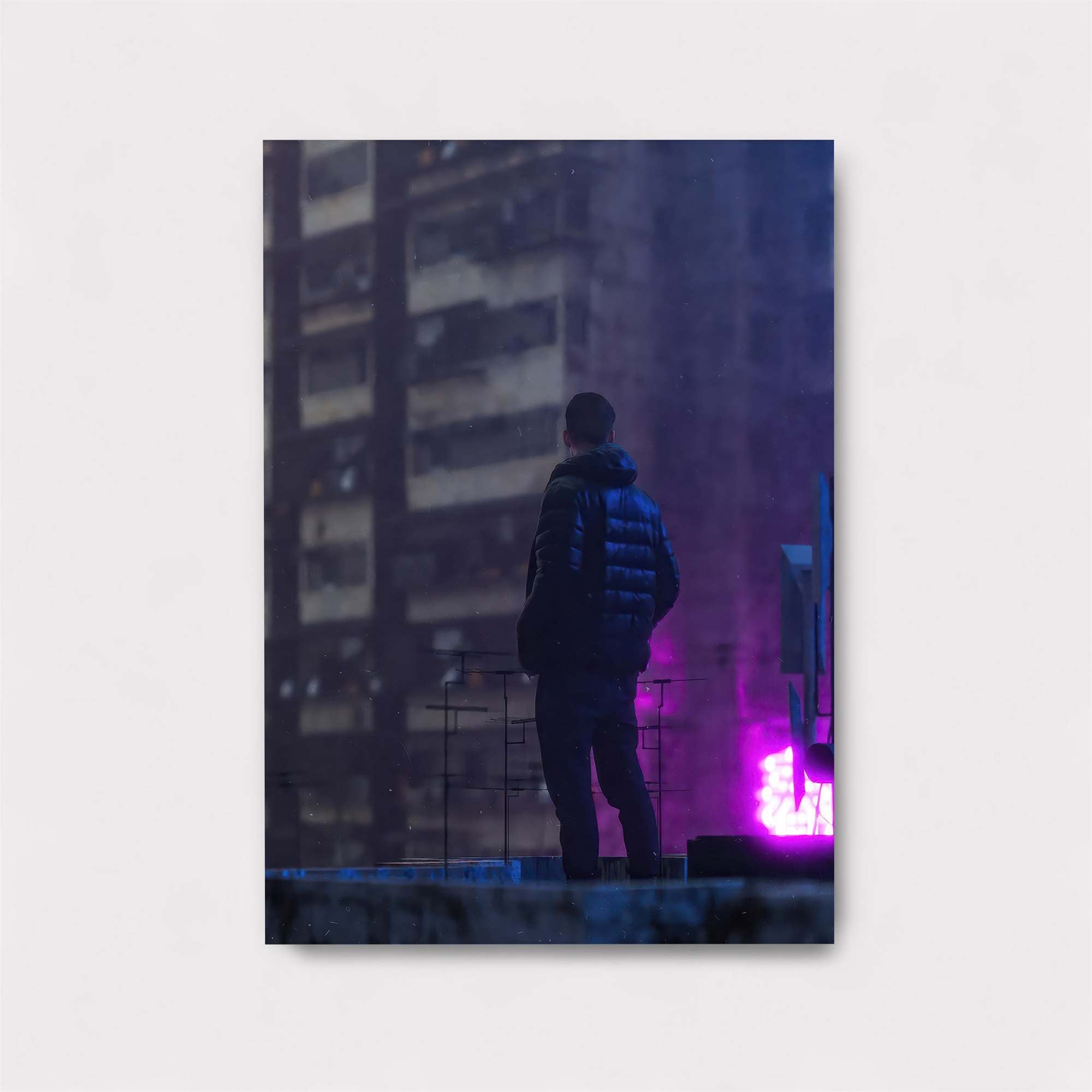 Neon Solitude Safe Wall Magnetic / M
