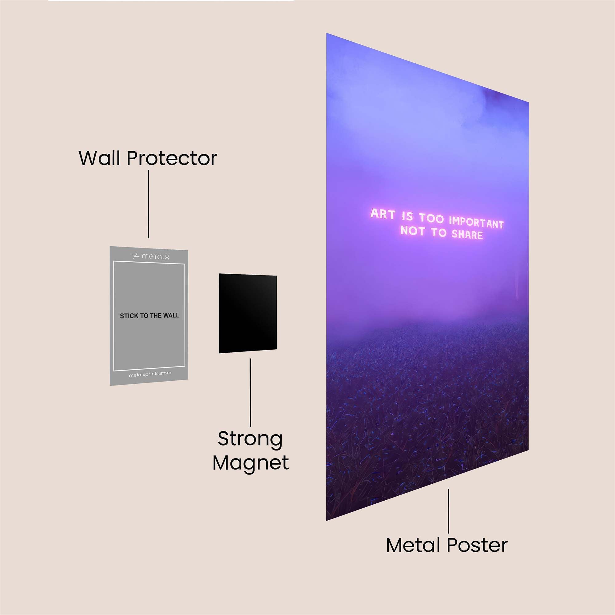 Artful Whisper Safe Wall Magnetic / M