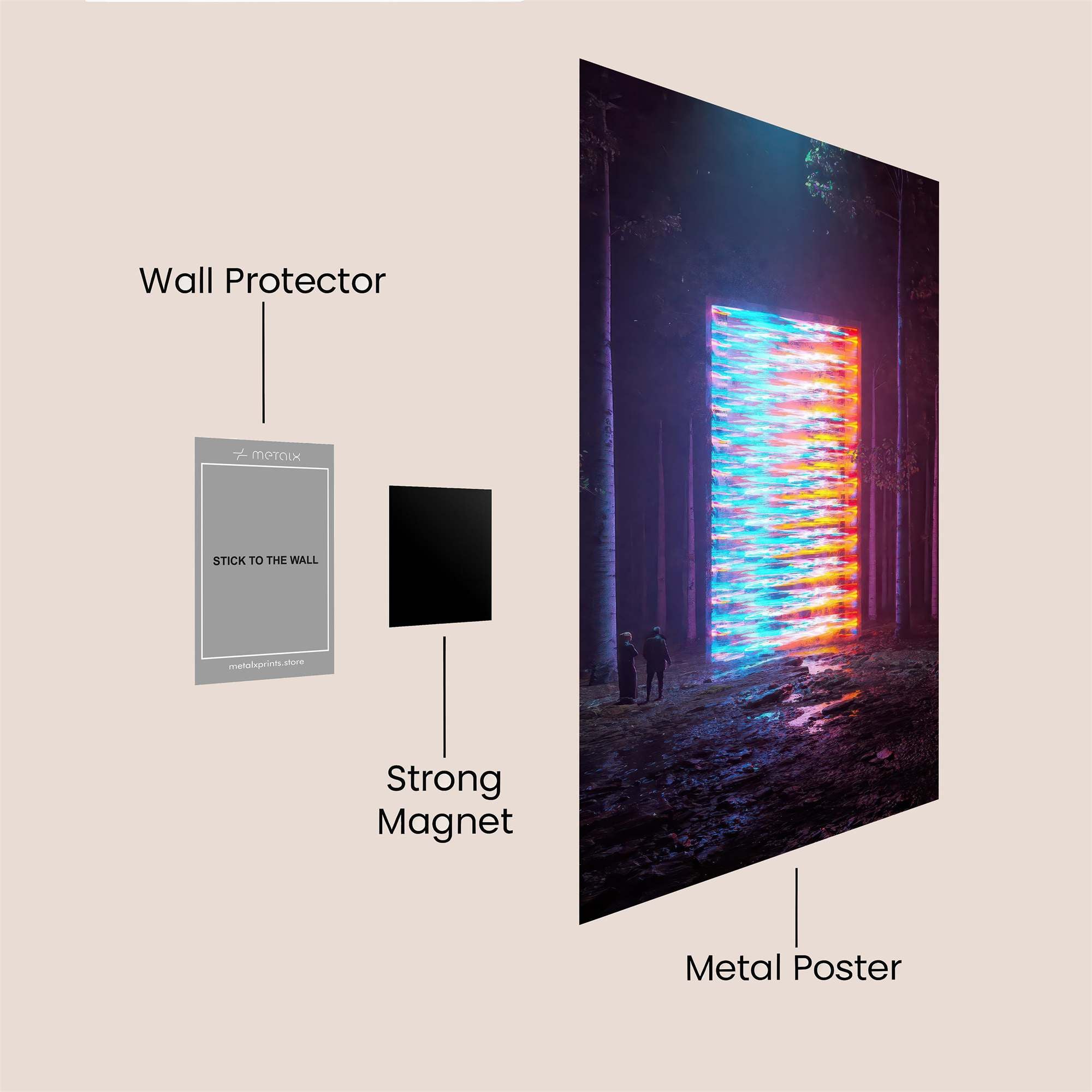 Portal Enigma Safe Wall Magnetic / M