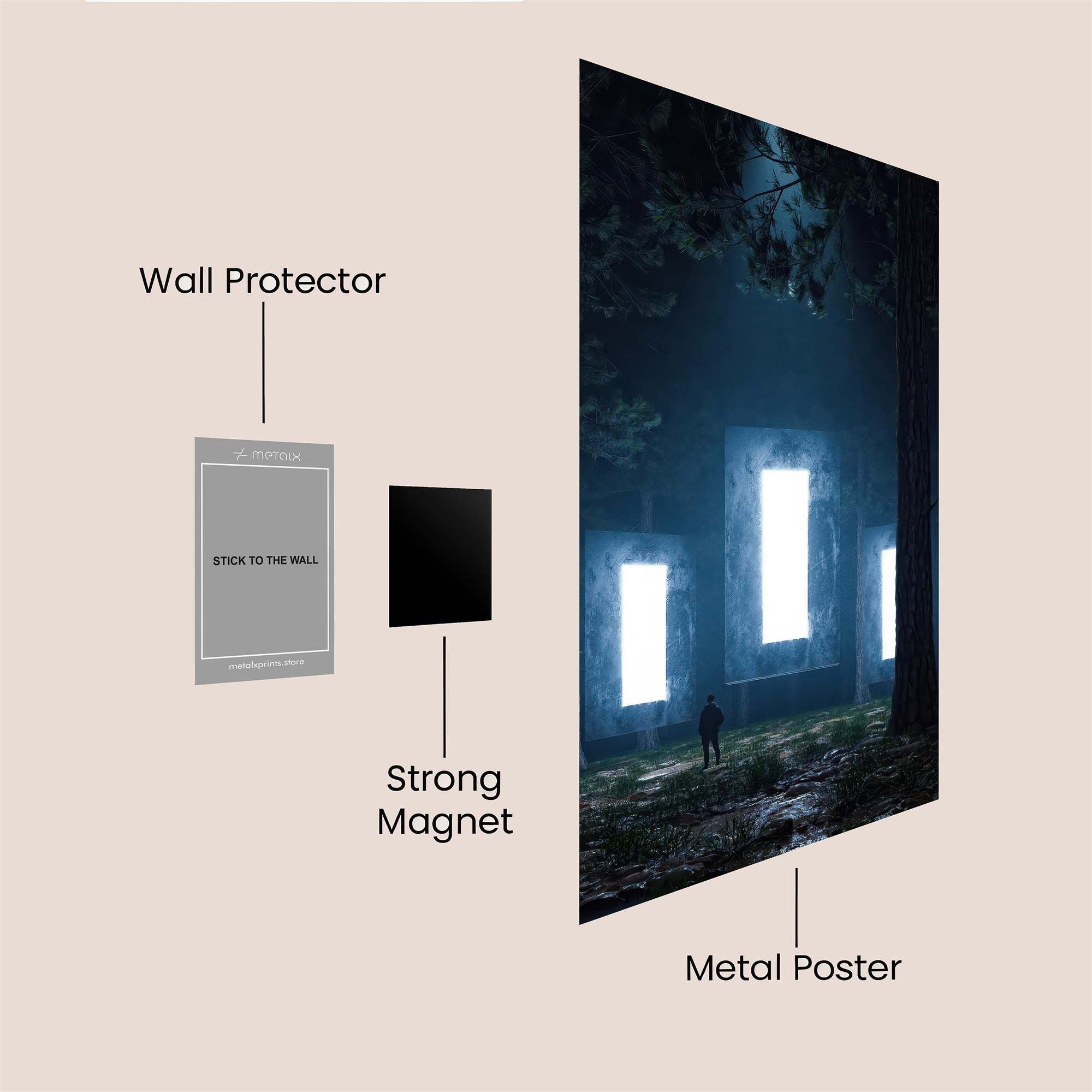 Portal Enigma Safe Wall Magnetic / M