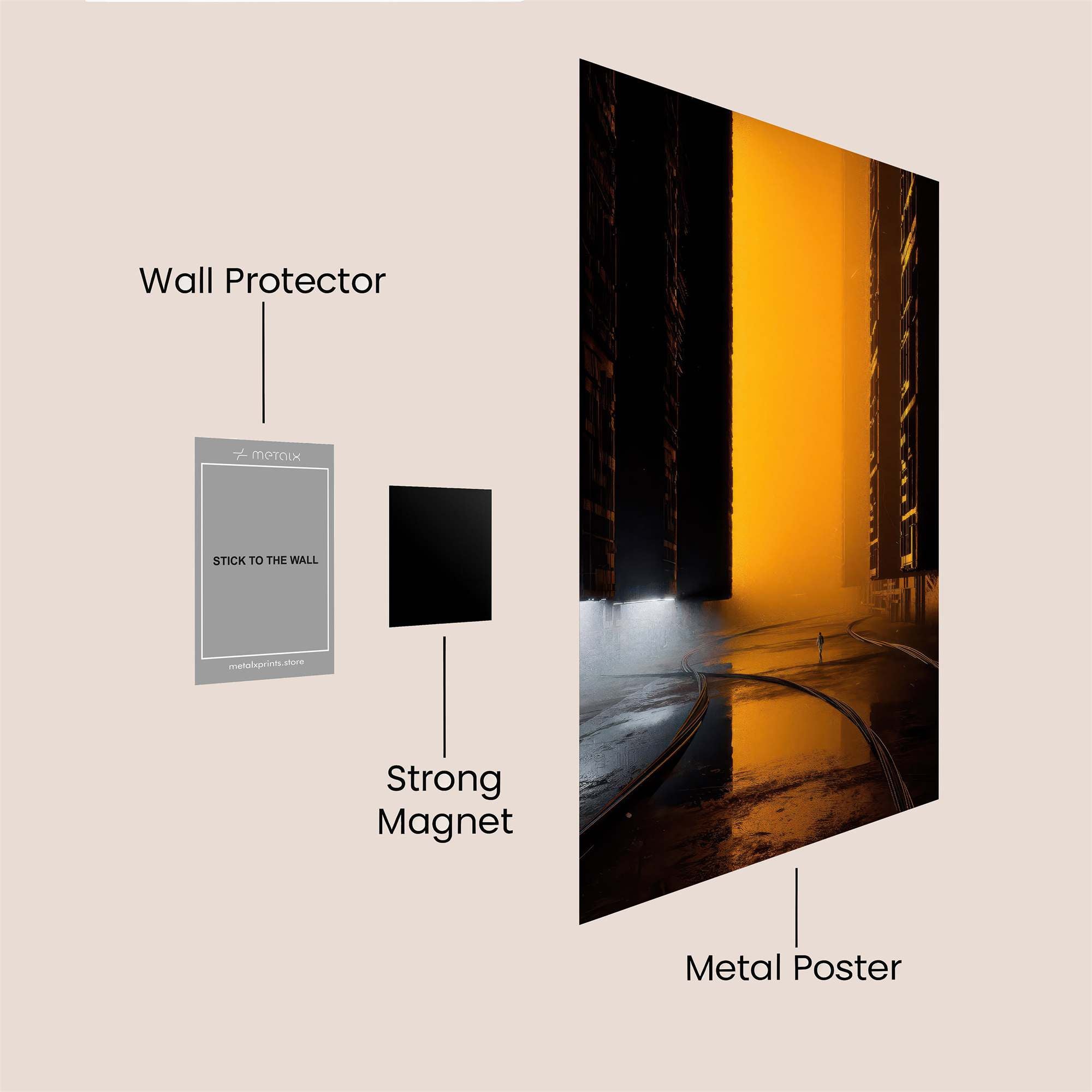 Data Dawn Safe Wall Magnetic / M