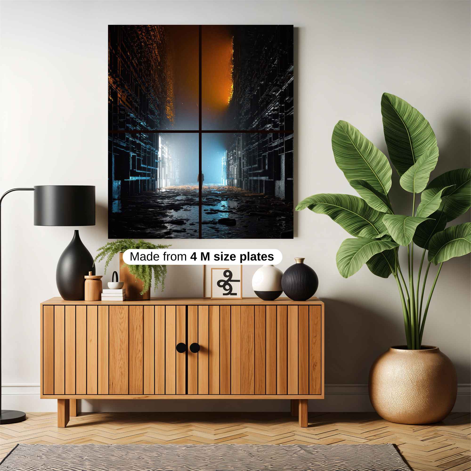 Neon Solitude Safe Wall Magnetic / M