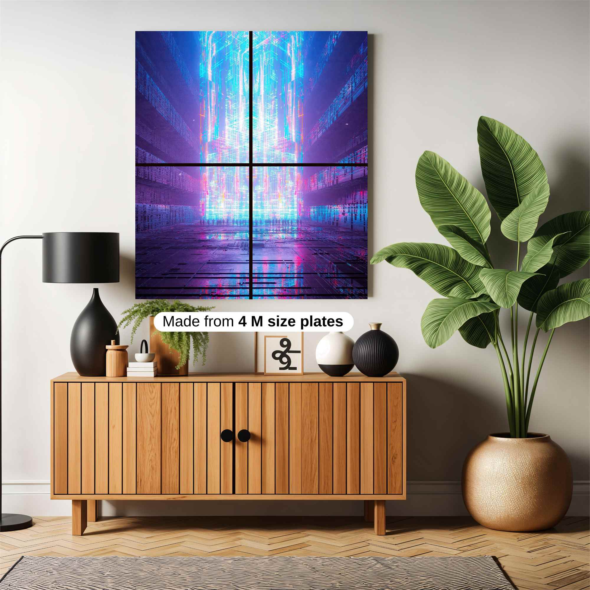 Neon Cathedral Safe Wall Magnetic / M