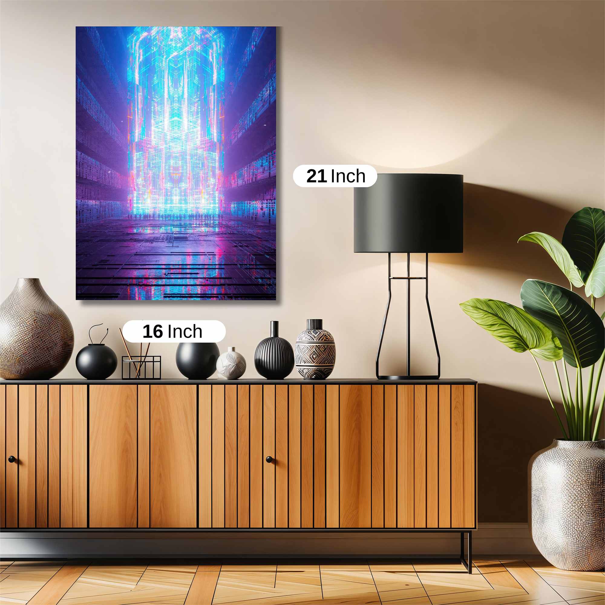 Neon Cathedral Safe Wall Magnetic / M