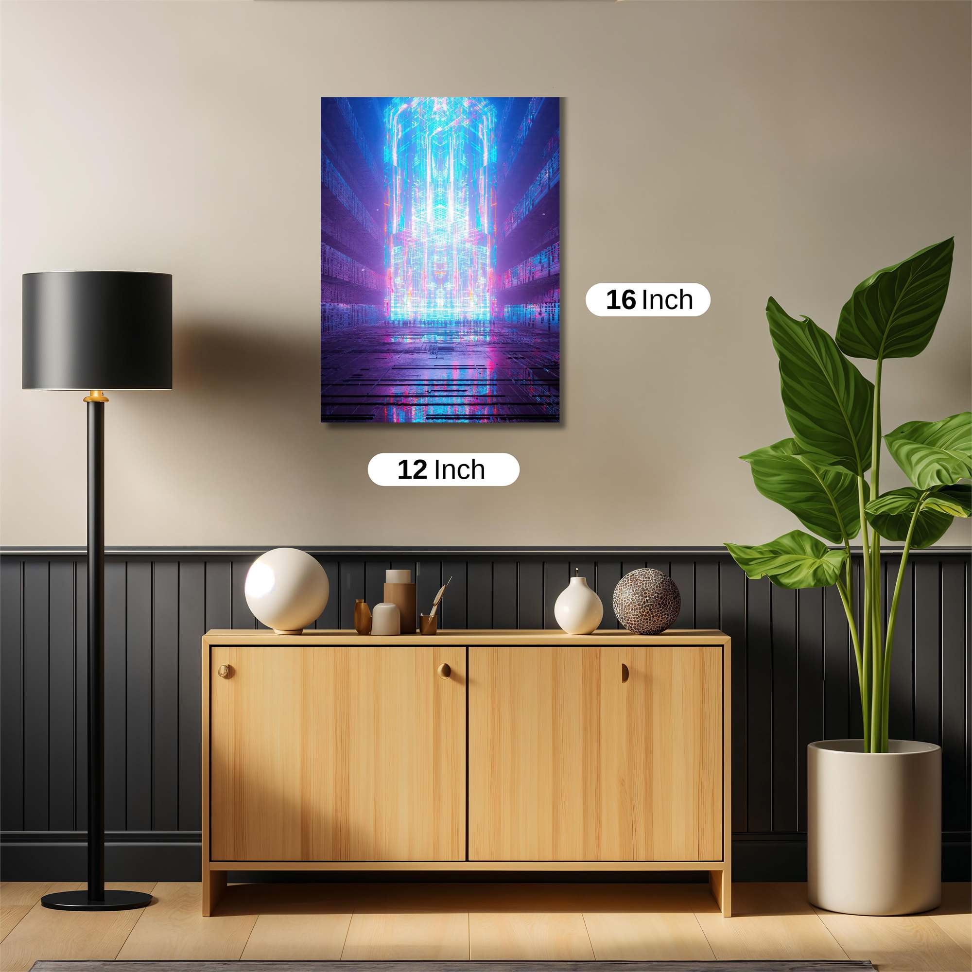 Neon Cathedral Safe Wall Magnetic / M