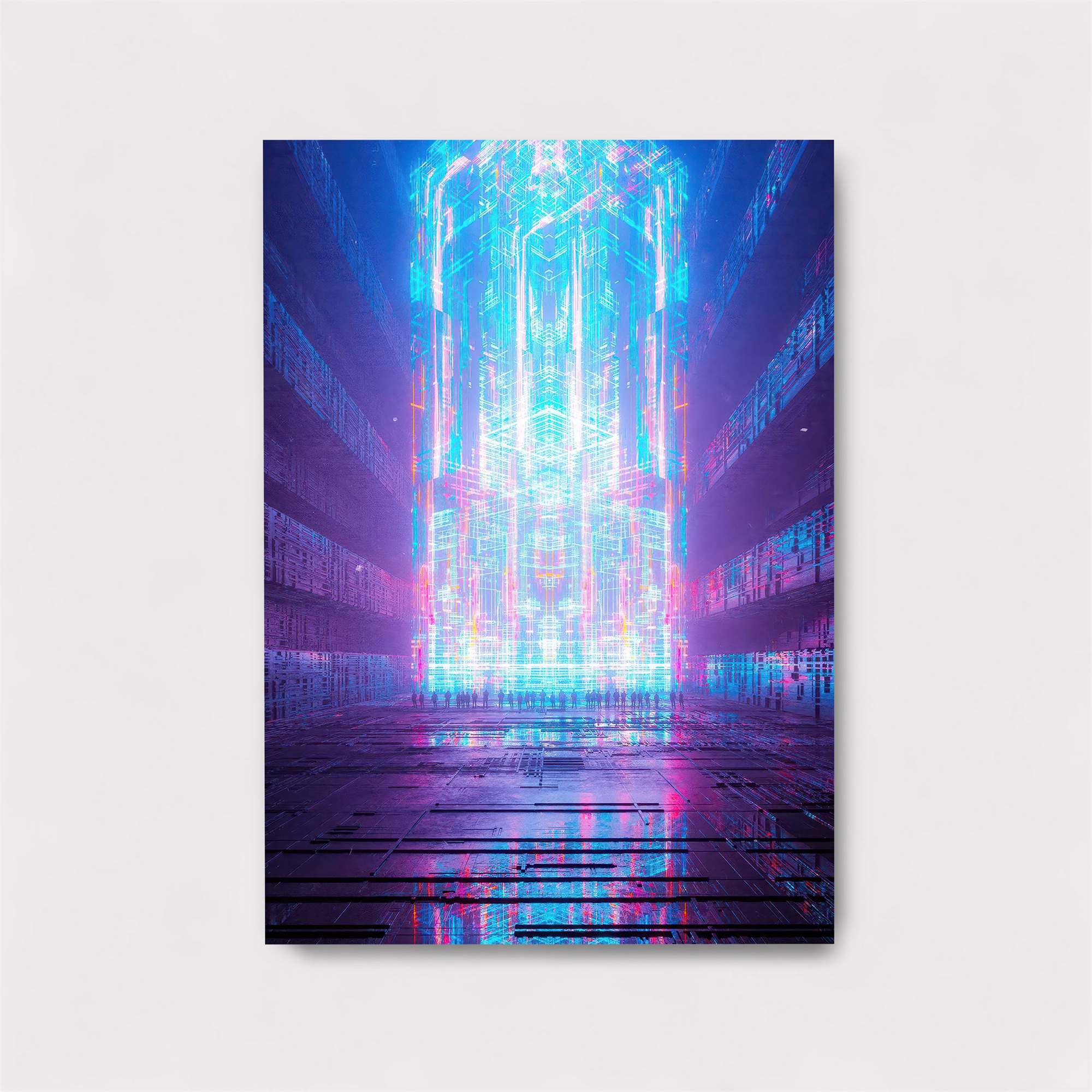 Neon Cathedral Safe Wall Magnetic / M