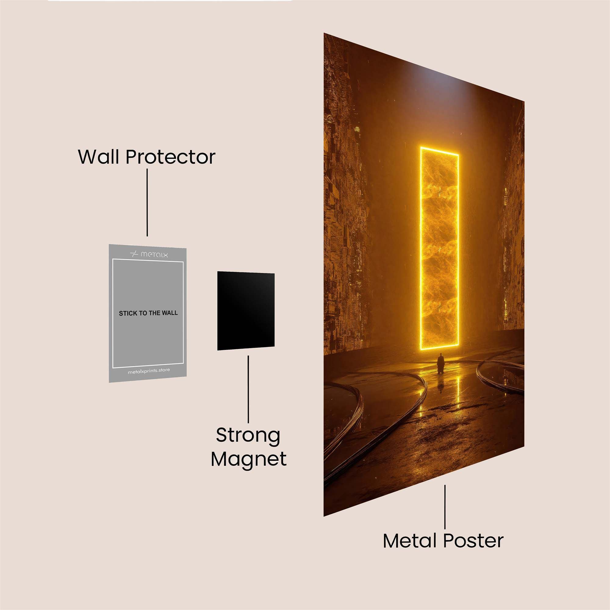 Portal Enigma Safe Wall Magnetic / M