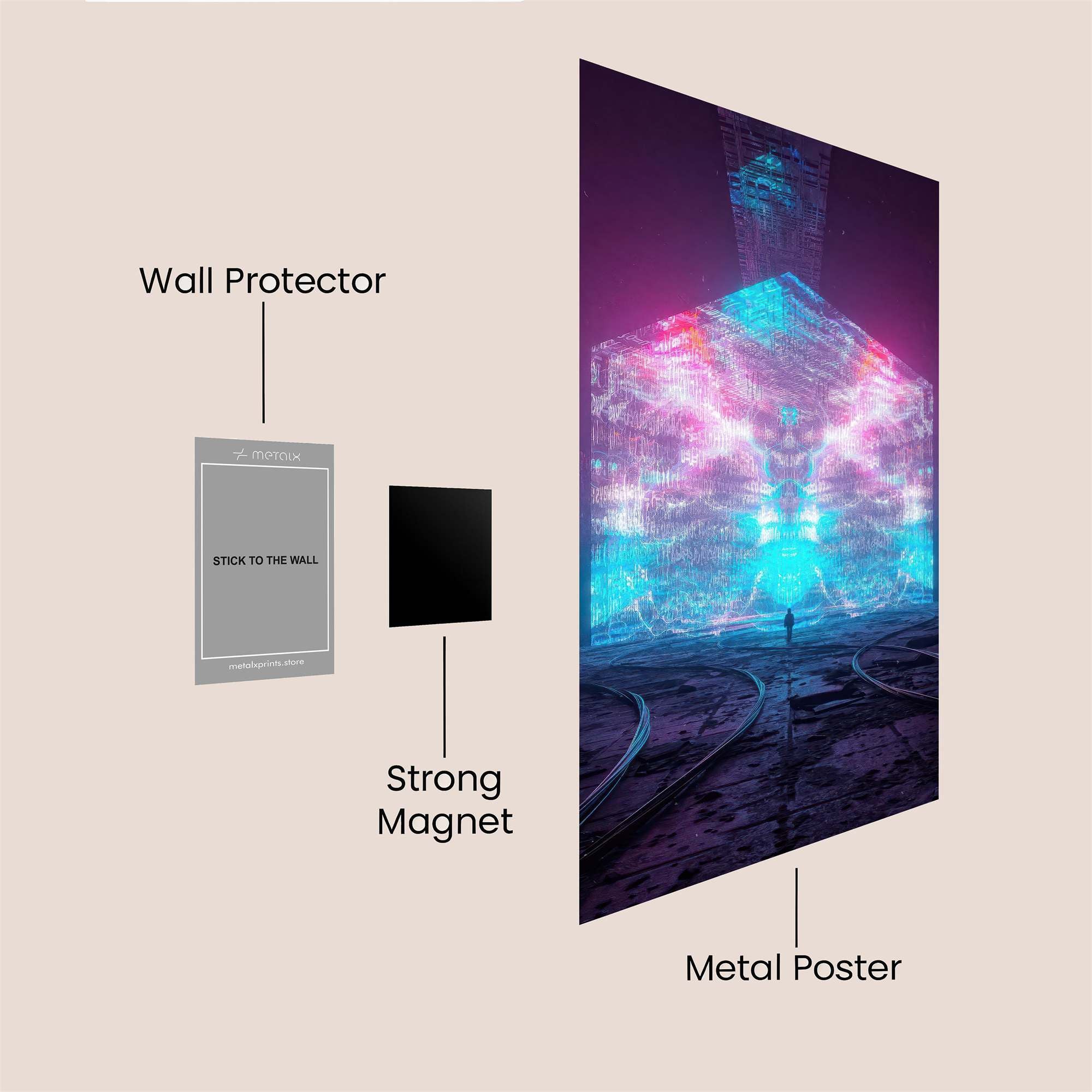 Portal Enigma Safe Wall Magnetic / M
