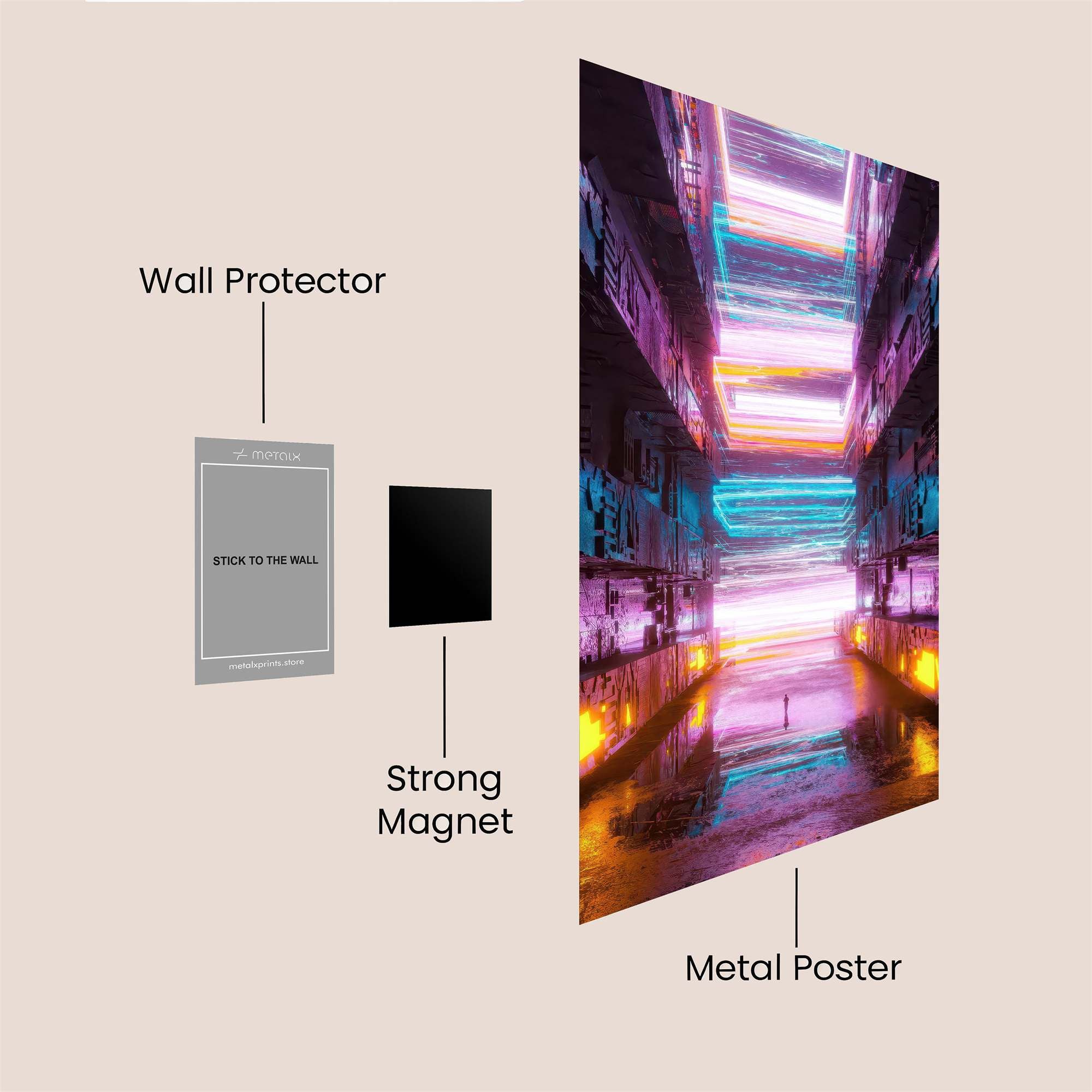 Neon Odyssey Safe Wall Magnetic / M