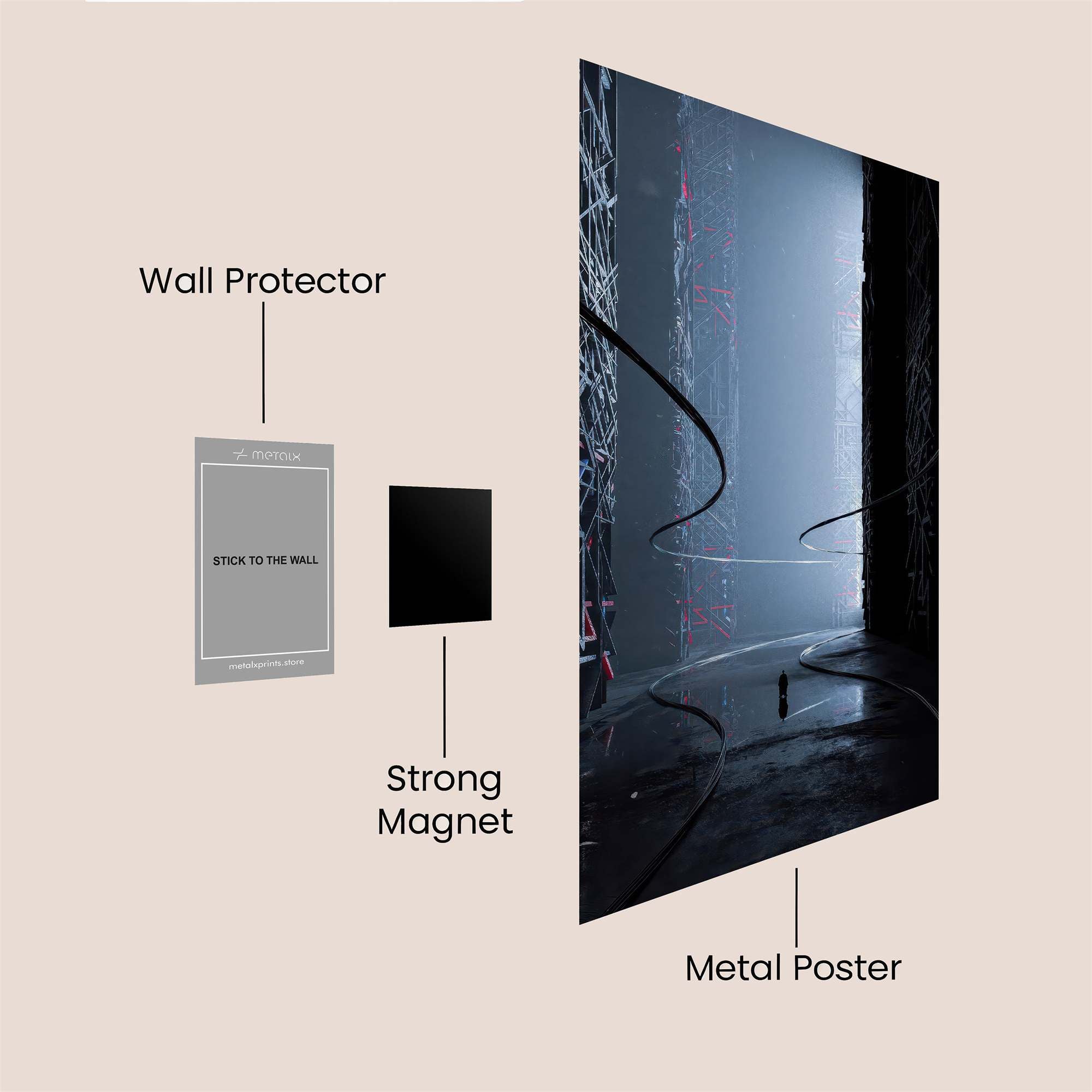 Corridor Enigma Safe Wall Magnetic / M