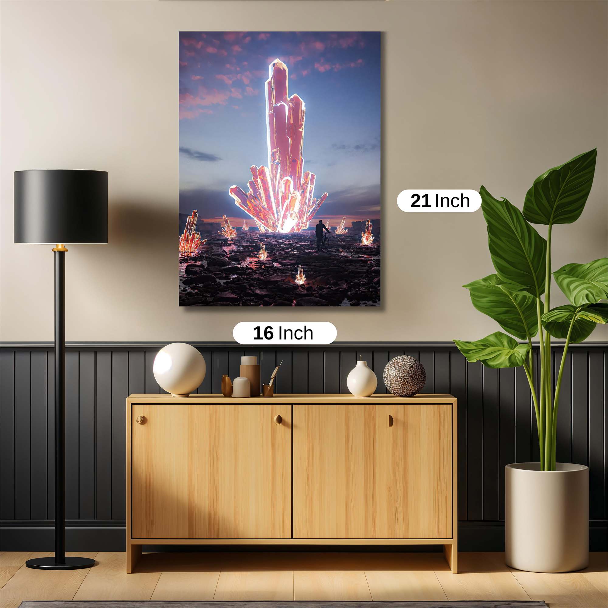 Crystal Radiance Safe Wall Magnetic / M