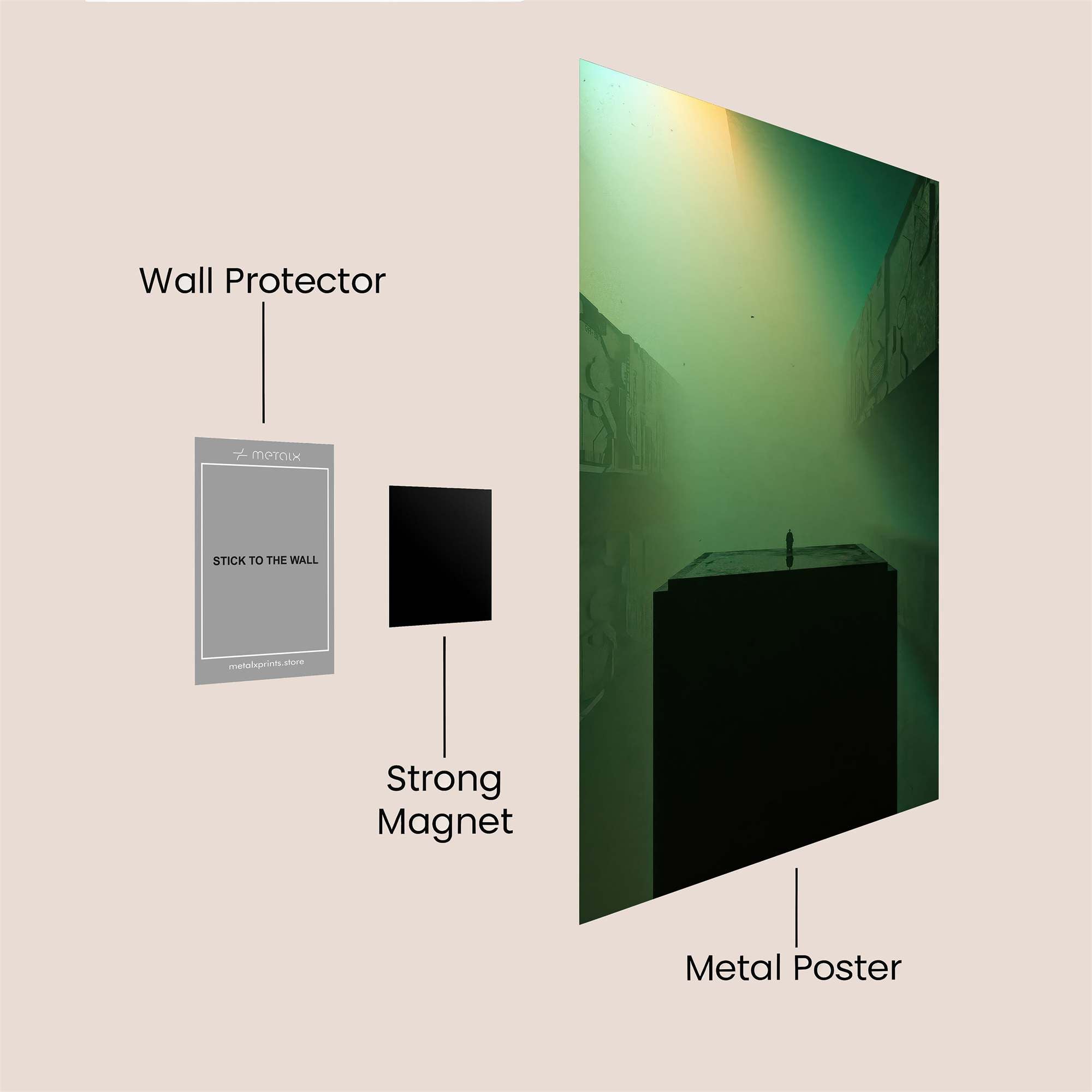 Vault Mystery Safe Wall Magnetic / M