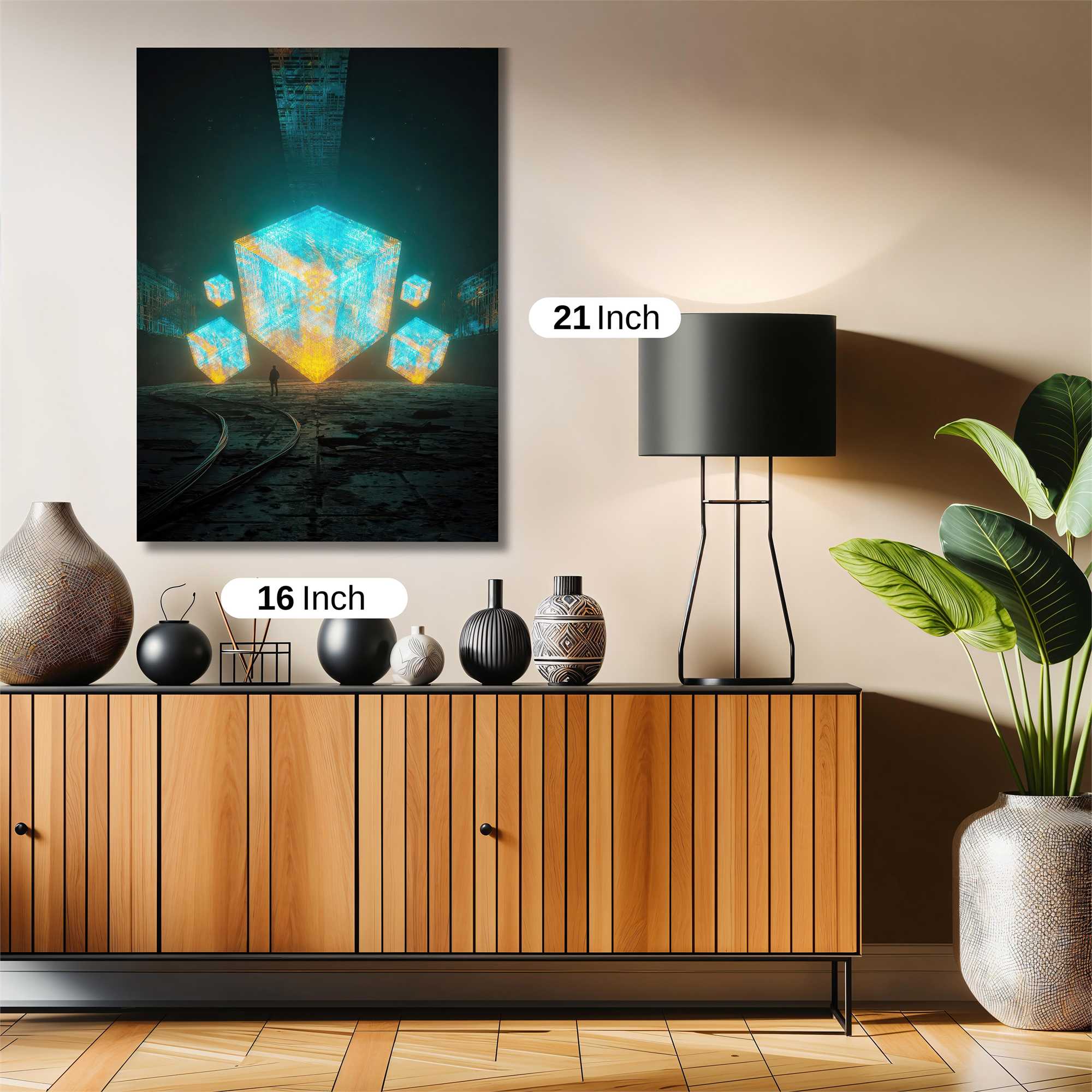 Cube Enigma Safe Wall Magnetic / M