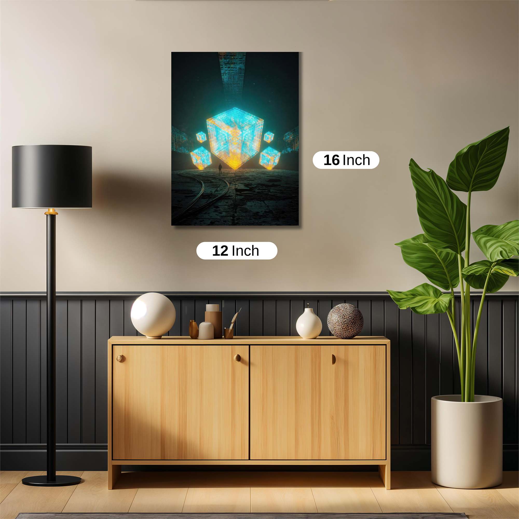 Cube Enigma Safe Wall Magnetic / M