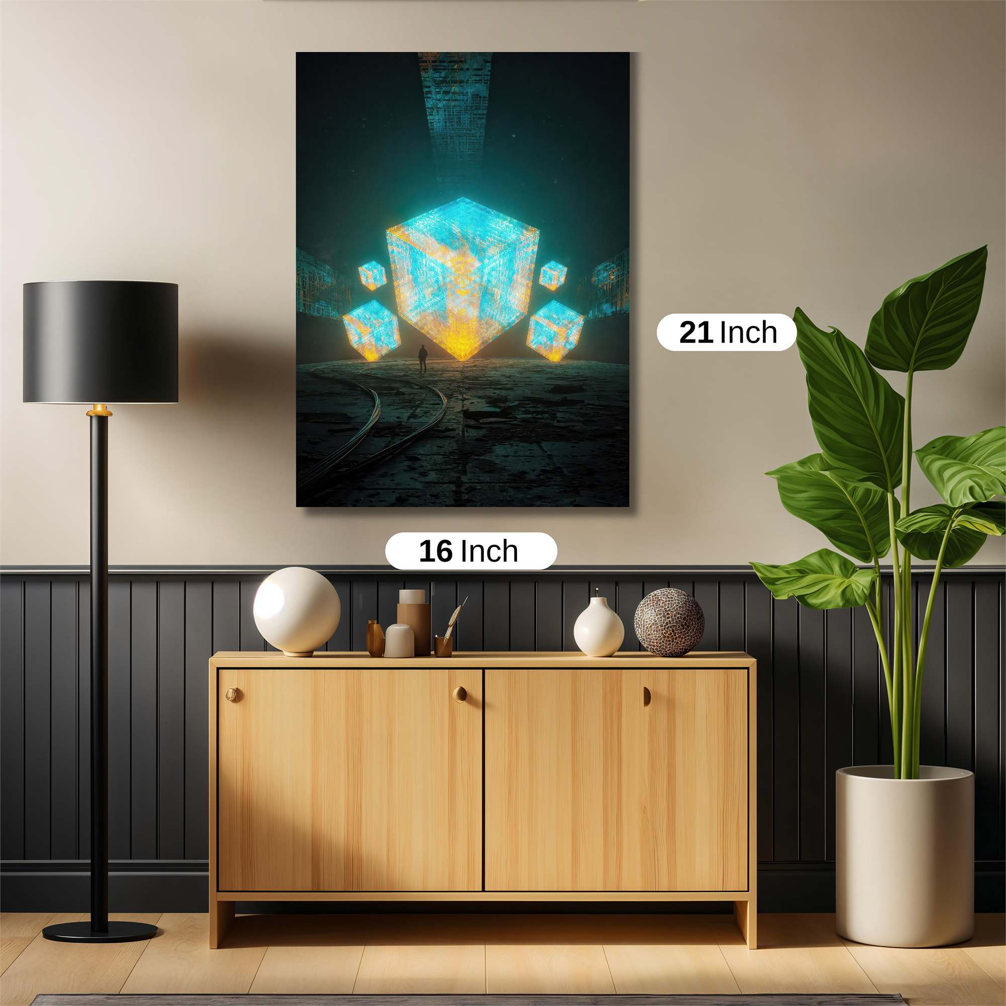 Cube Enigma Safe Wall Magnetic / M
