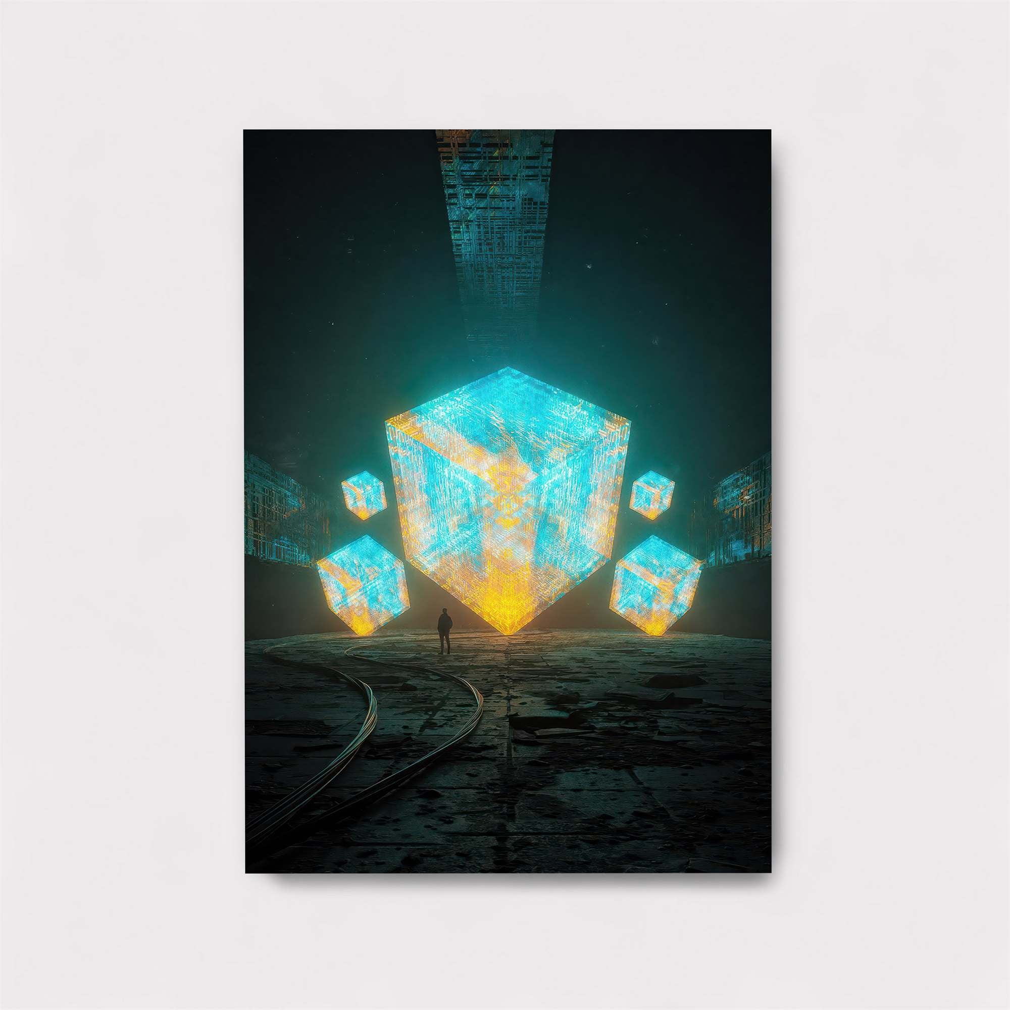 Cube Enigma Safe Wall Magnetic / M