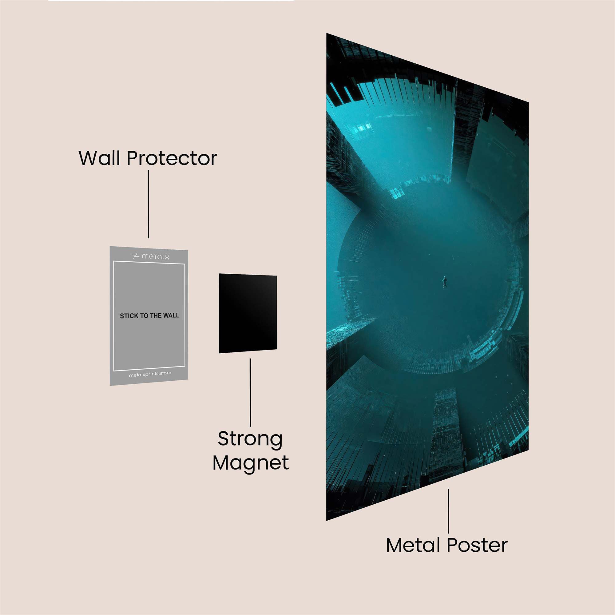 Abyss Serenity Safe Wall Magnetic / M