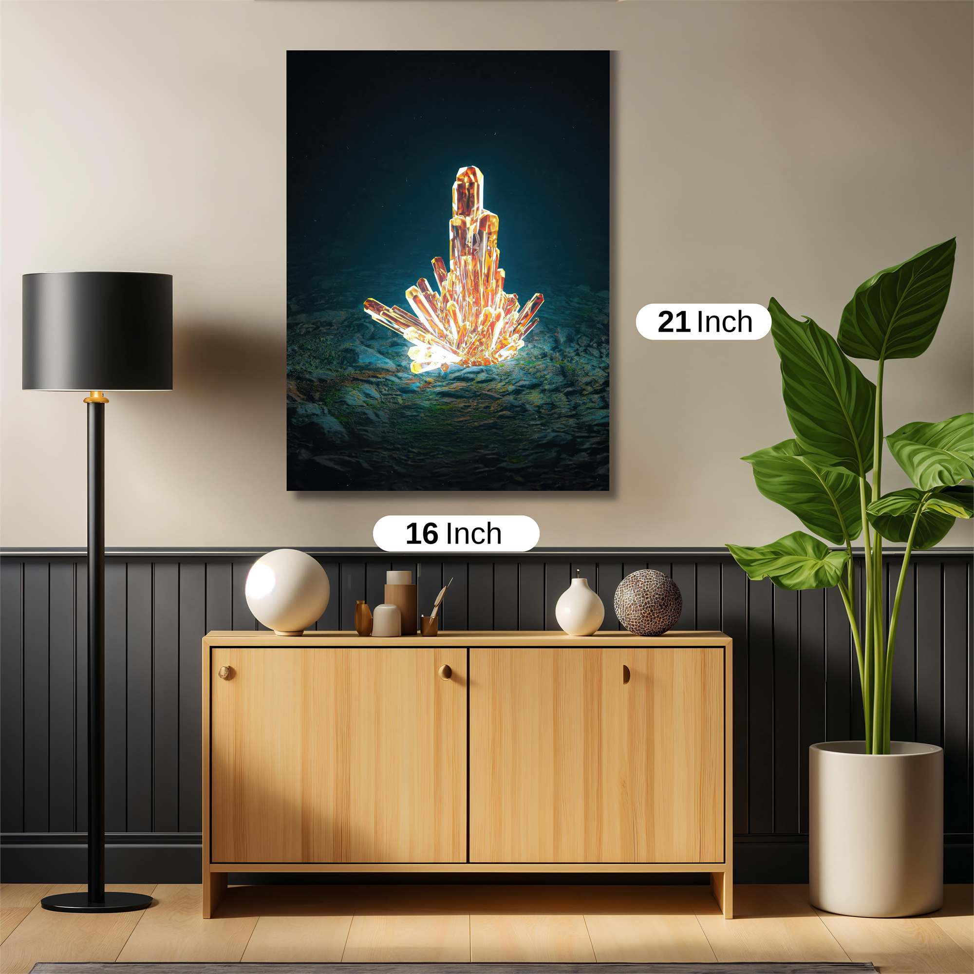 Crystal Radiance Safe Wall Magnetic / M