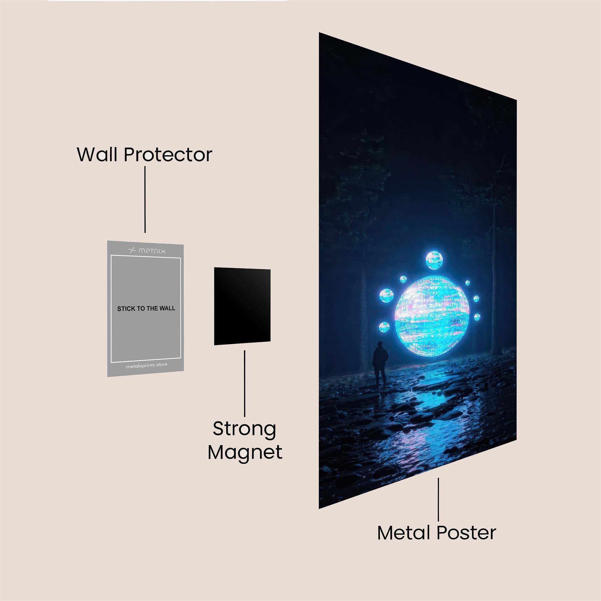 Portal Enigma Safe Wall Magnetic / M