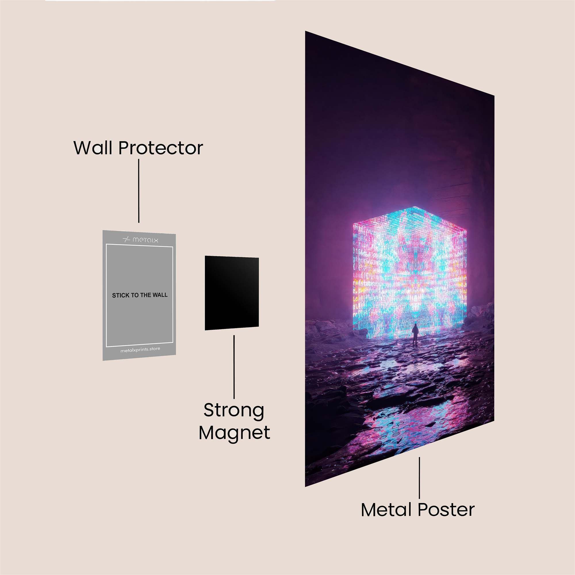 Portal Enigma Safe Wall Magnetic / M