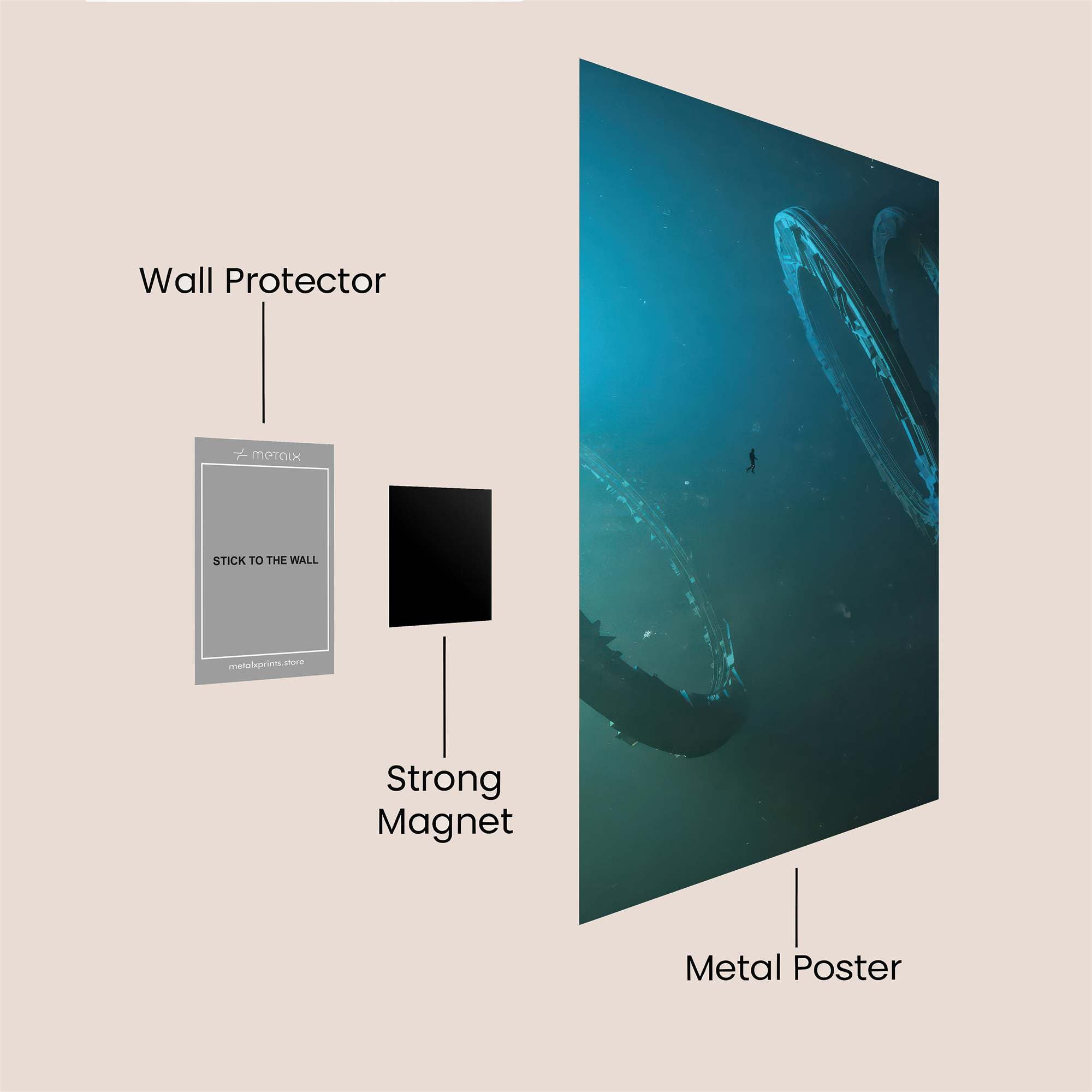 Halos Enigmatic Safe Wall Magnetic / M