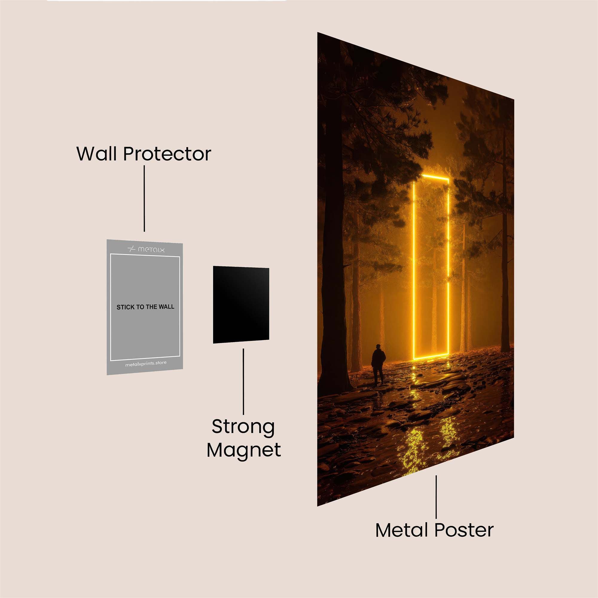 Portal Enigma Safe Wall Magnetic / M