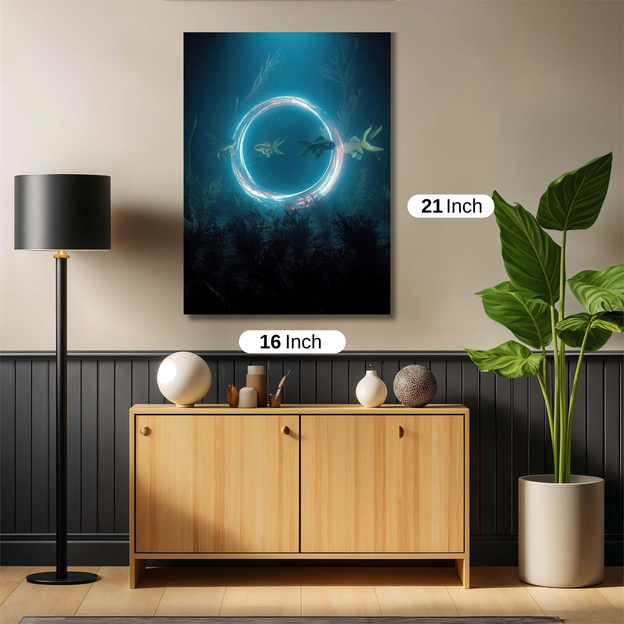 Fish Enigma Safe Wall Magnetic / M