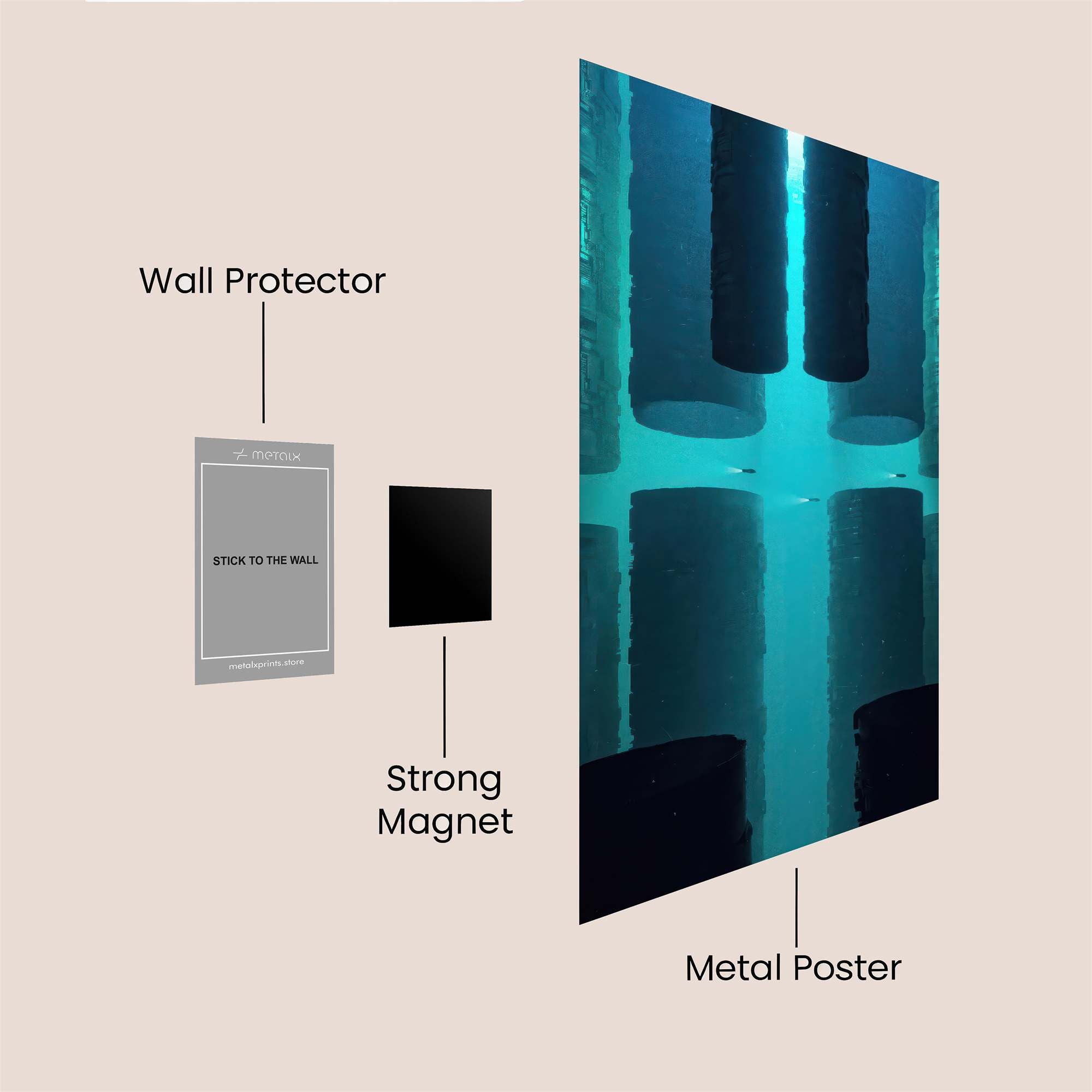 Nuclear Serenity Safe Wall Magnetic / M