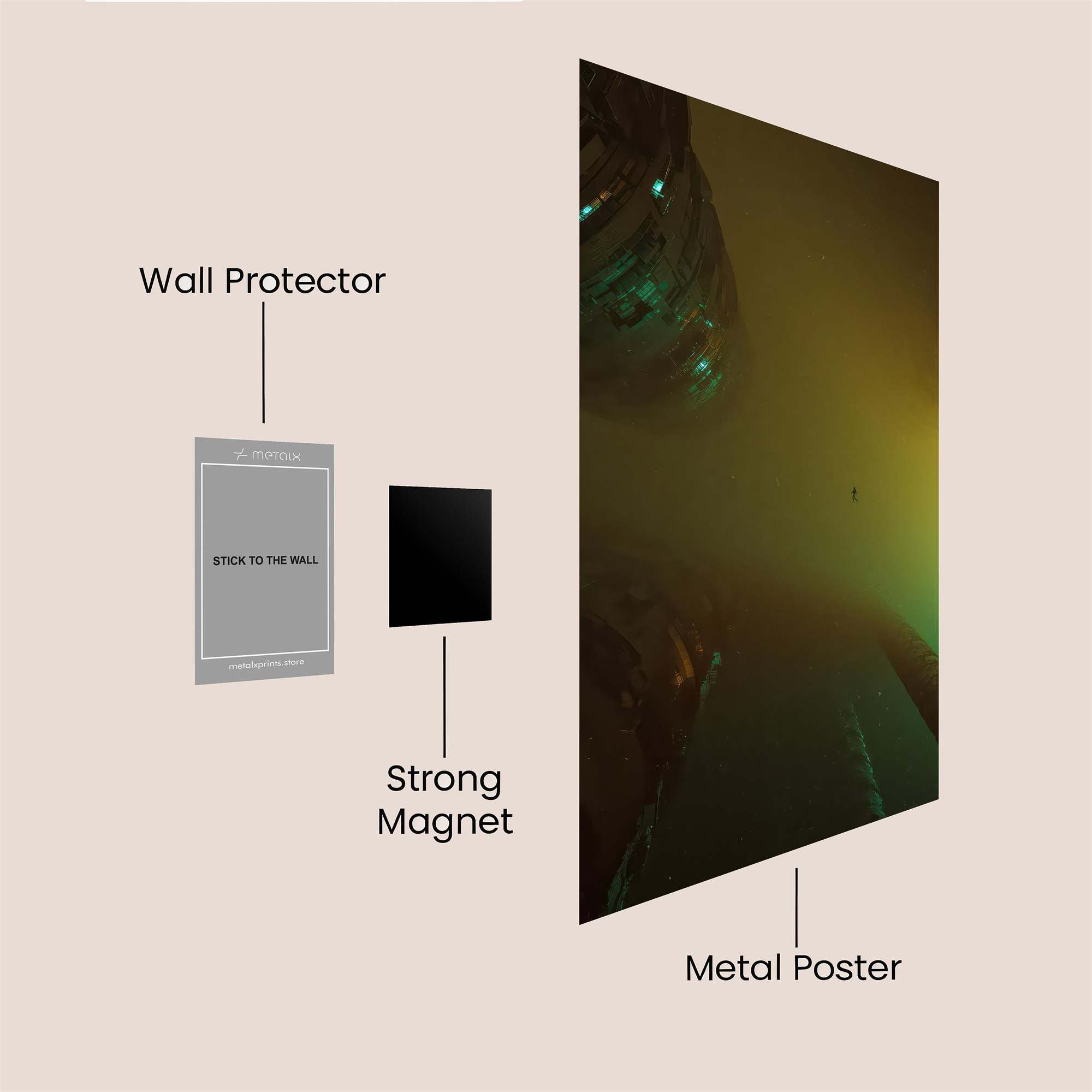 Submarine Eerie Safe Wall Magnetic / M