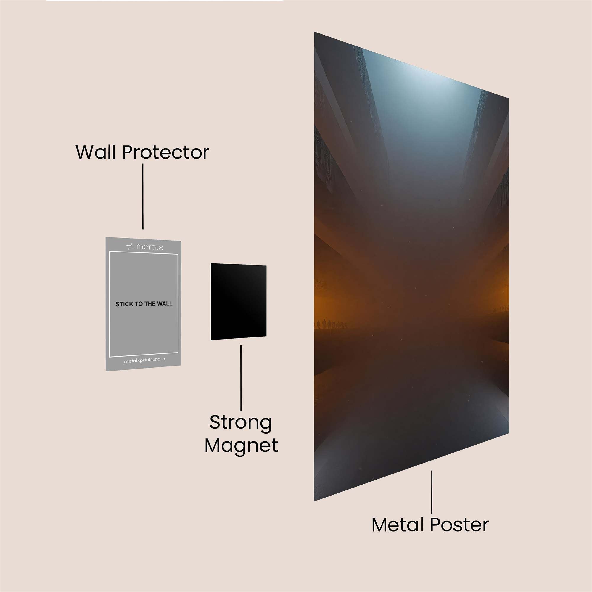 Void Enigma Safe Wall Magnetic / M