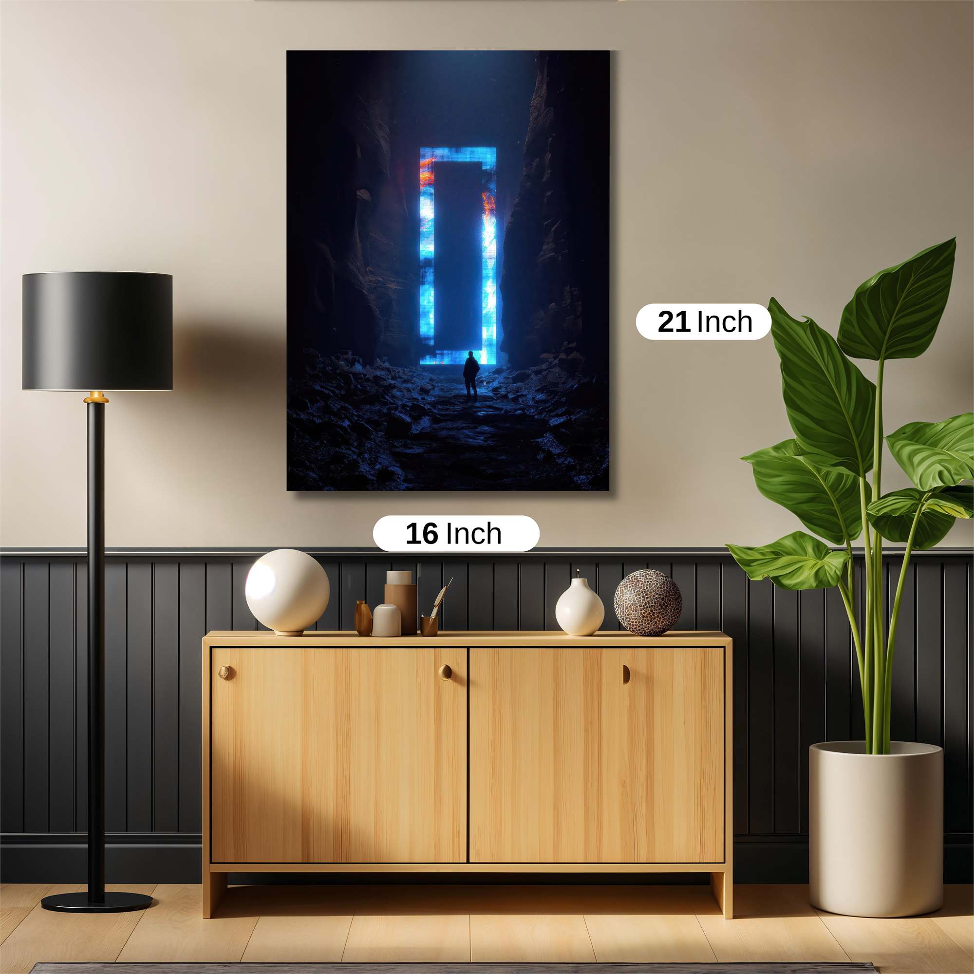 Portal Mystery Safe Wall Magnetic / M