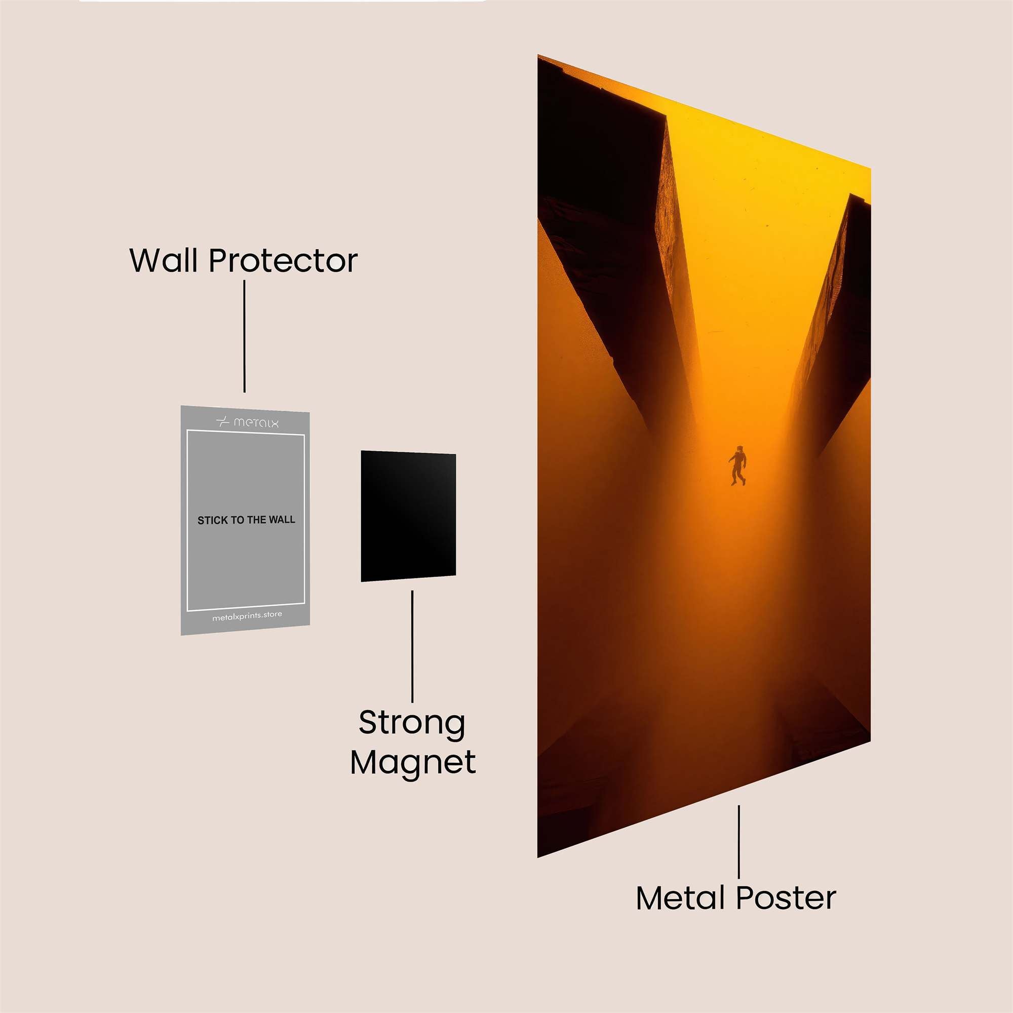 Cosmic Solitude Safe Wall Magnetic / M