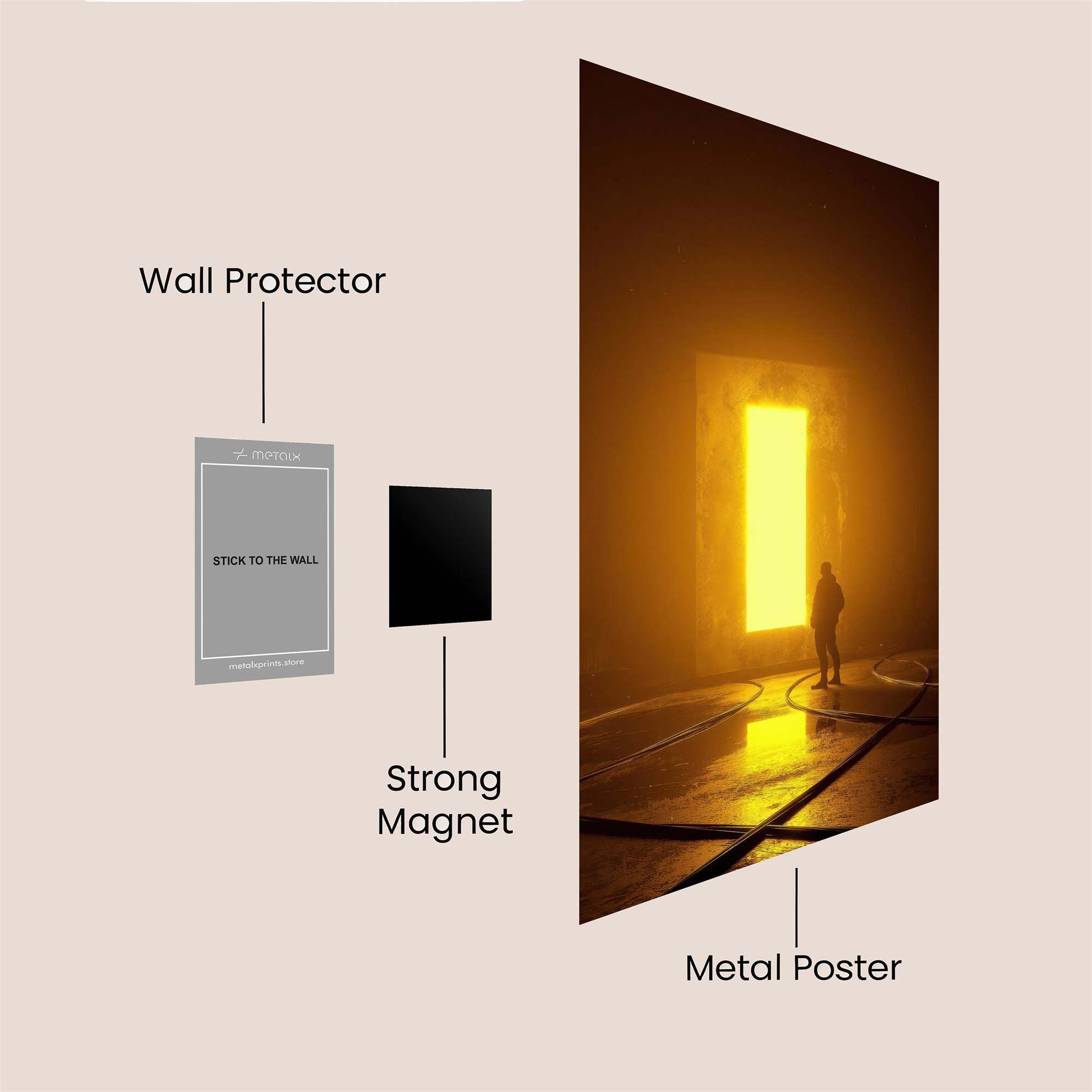 Portal Enigma Safe Wall Magnetic / M