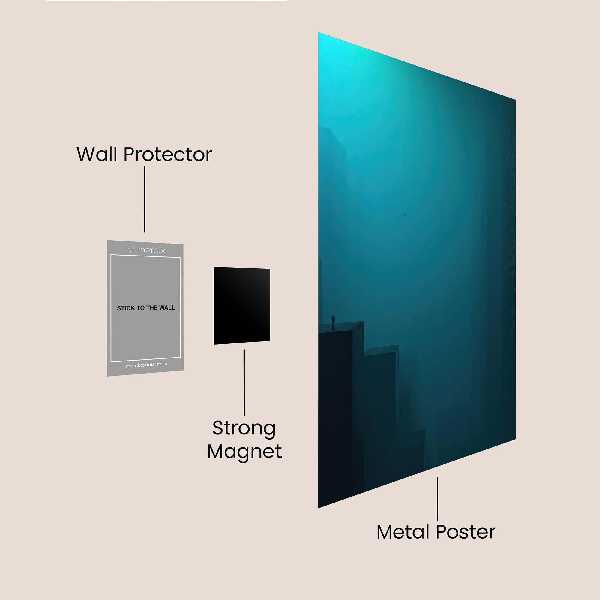 CitySubmerged Safe Wall Magnetic / M