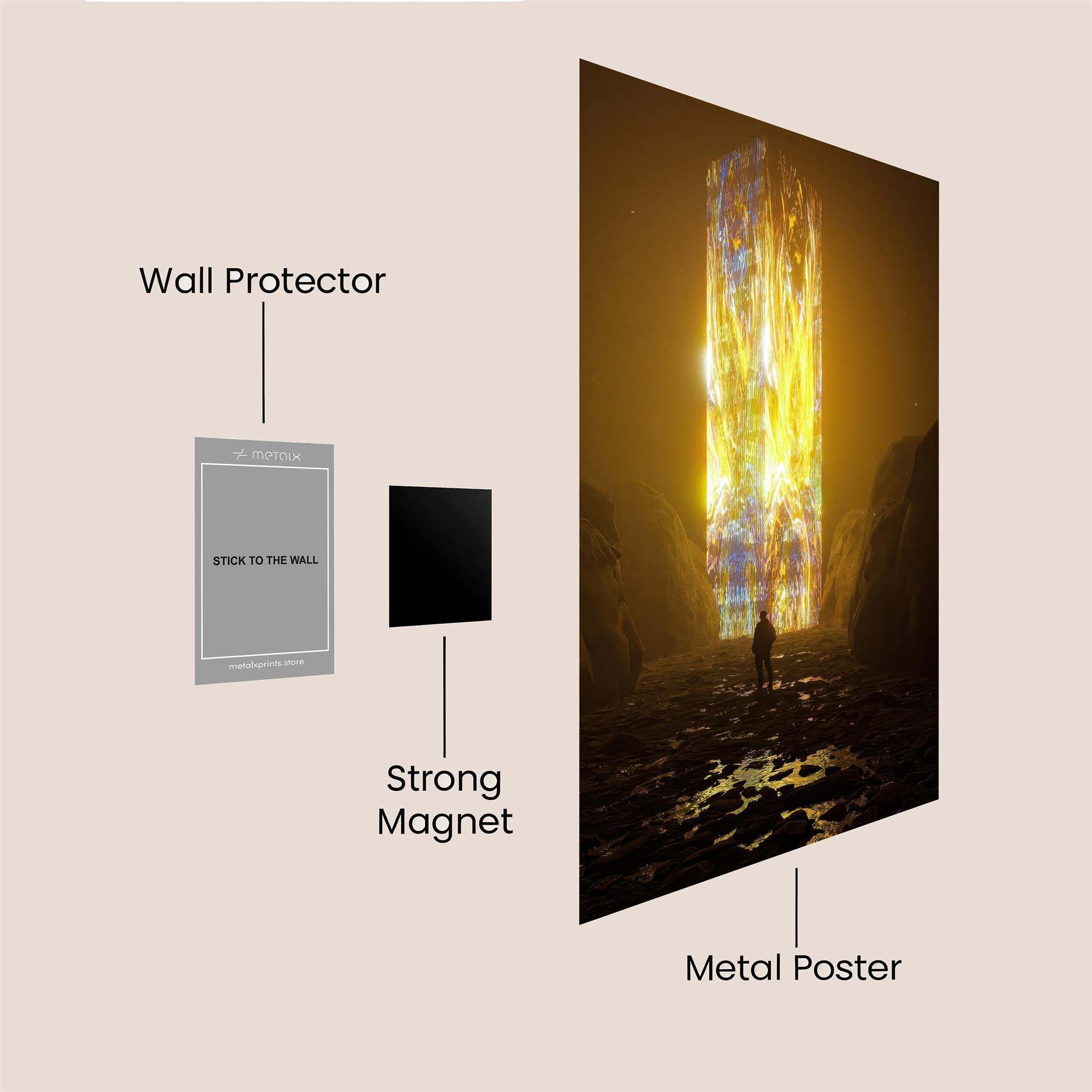 Portal Radiance Safe Wall Magnetic / M