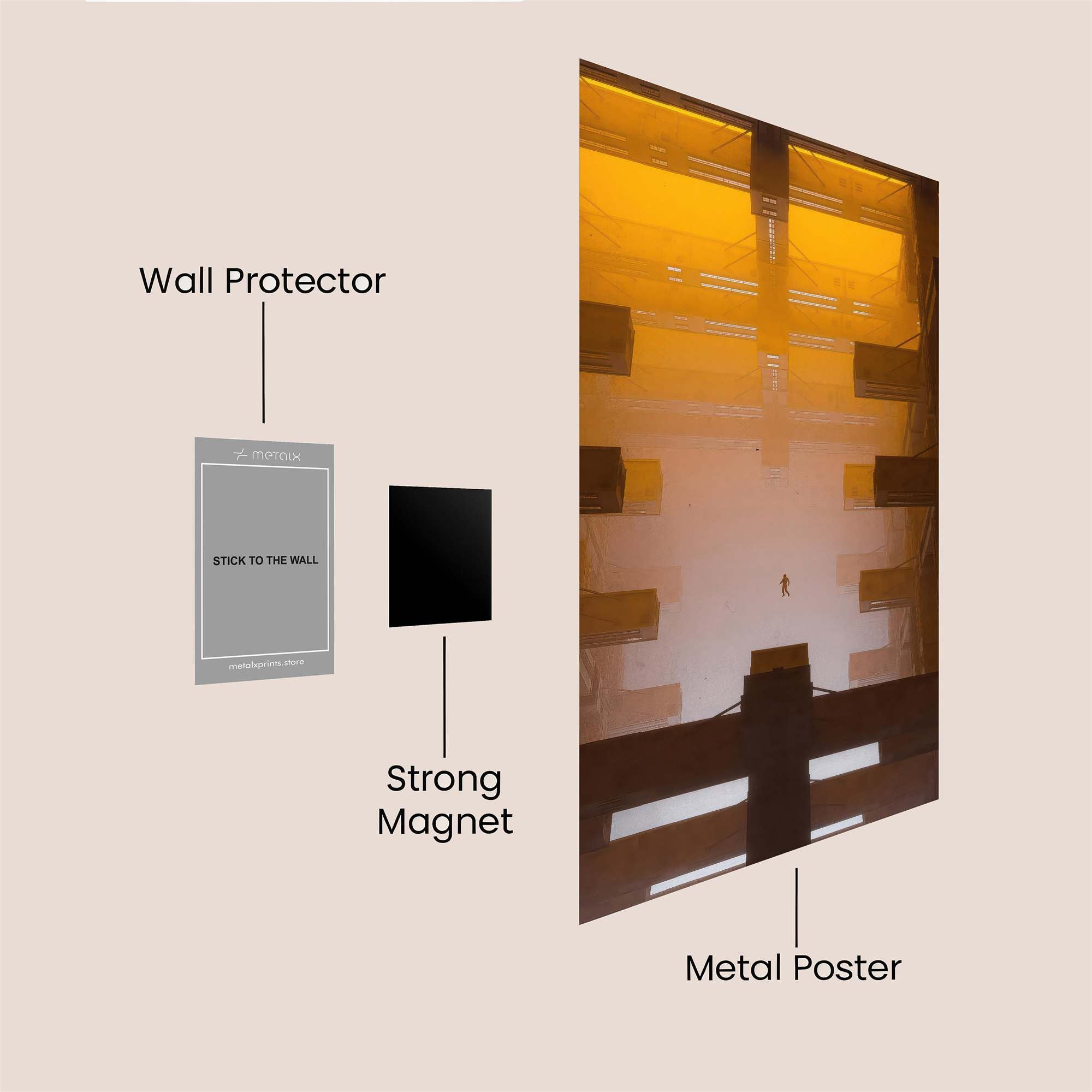 Void Solitude Safe Wall Magnetic / M