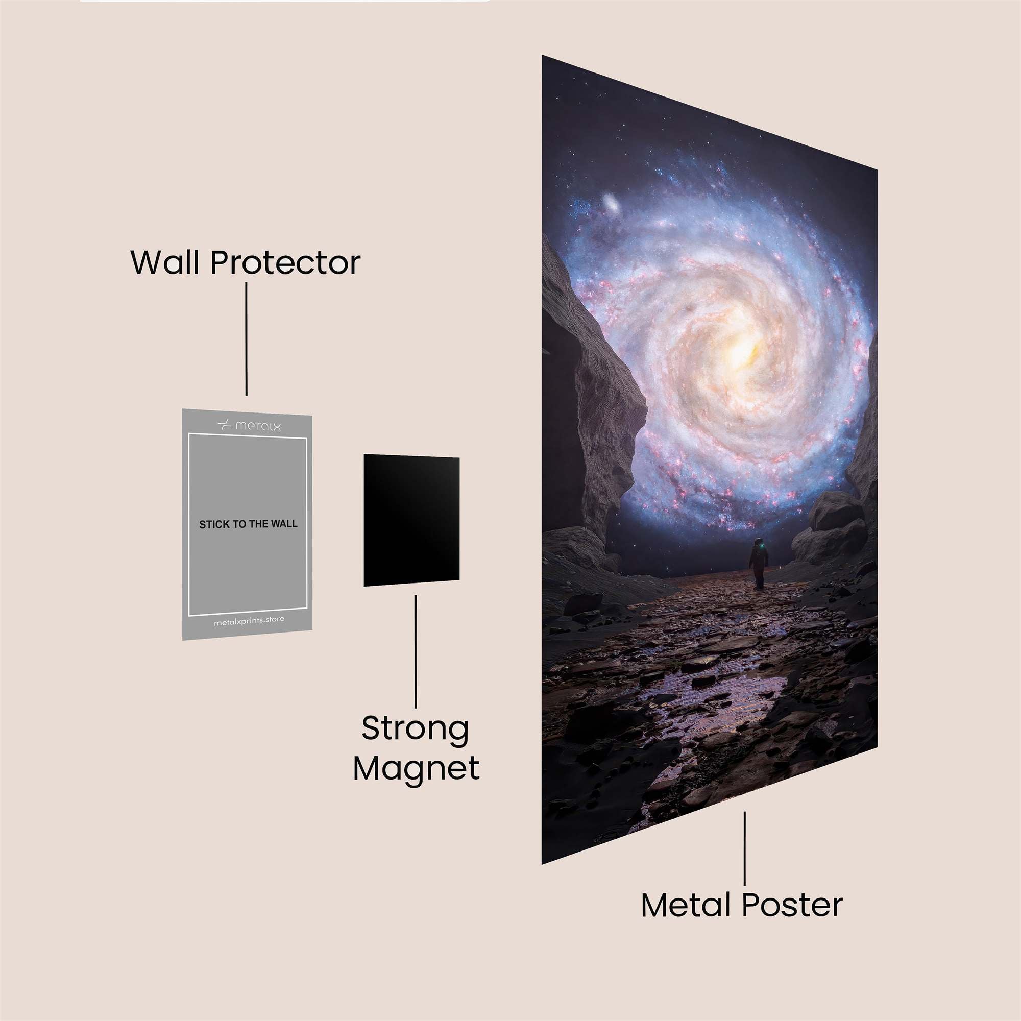 Galactic Awe Safe Wall Magnetic / M