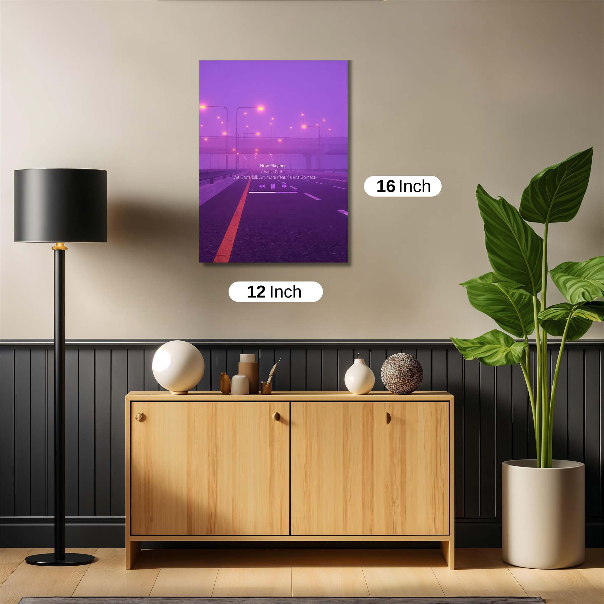 Neon Serenity Safe Wall Magnetic / M