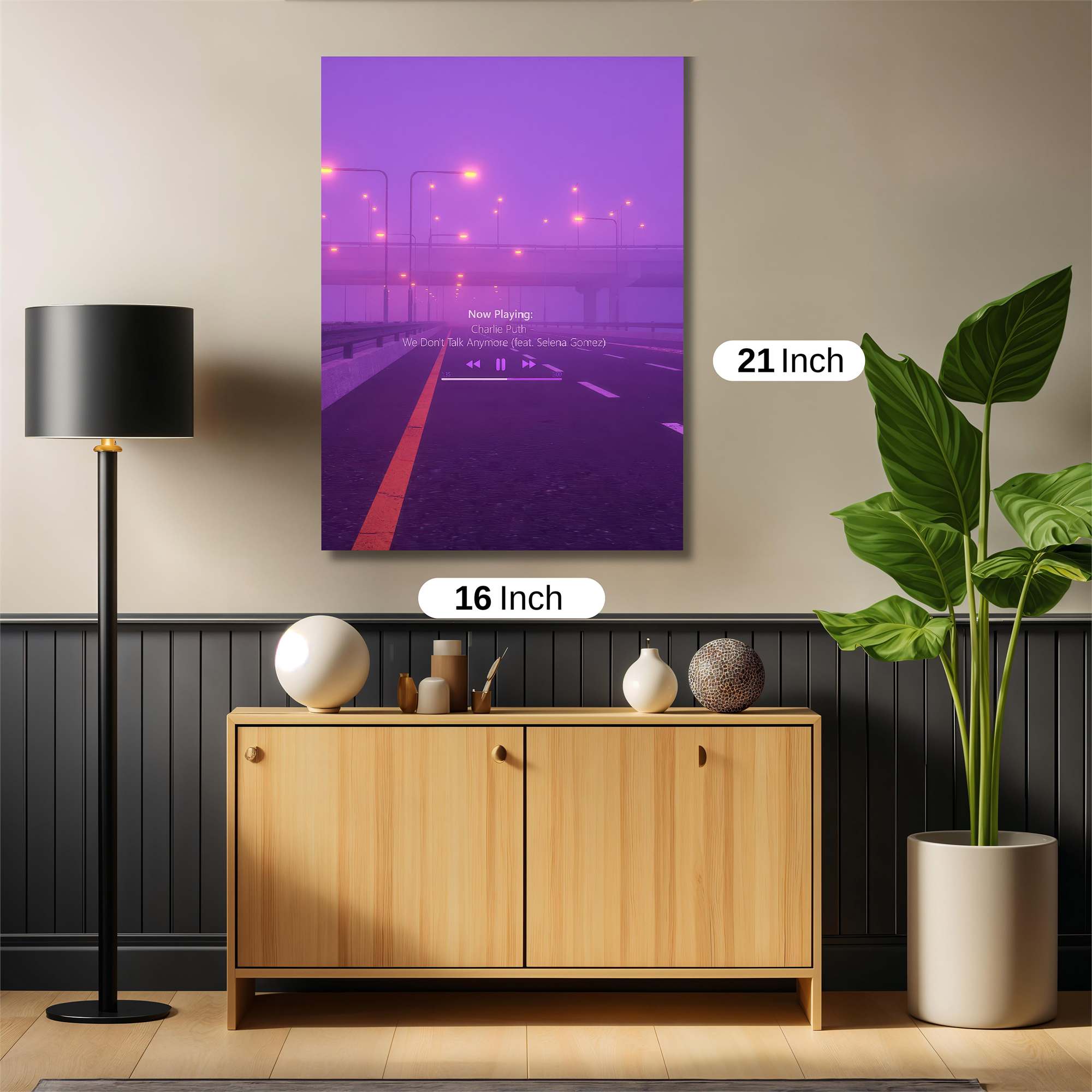 Neon Serenity Safe Wall Magnetic / M