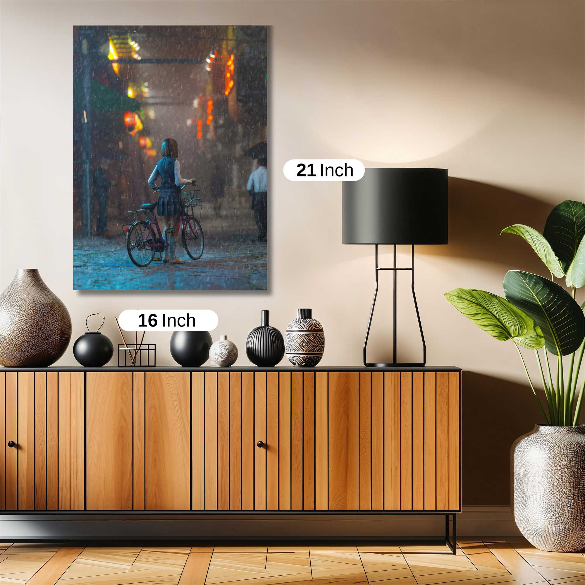 Rainy Solitude Safe Wall Magnetic / M