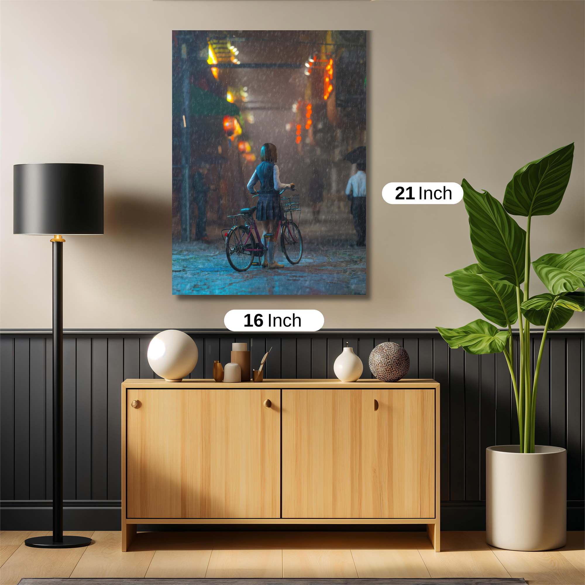 Rainy Solitude Safe Wall Magnetic / M
