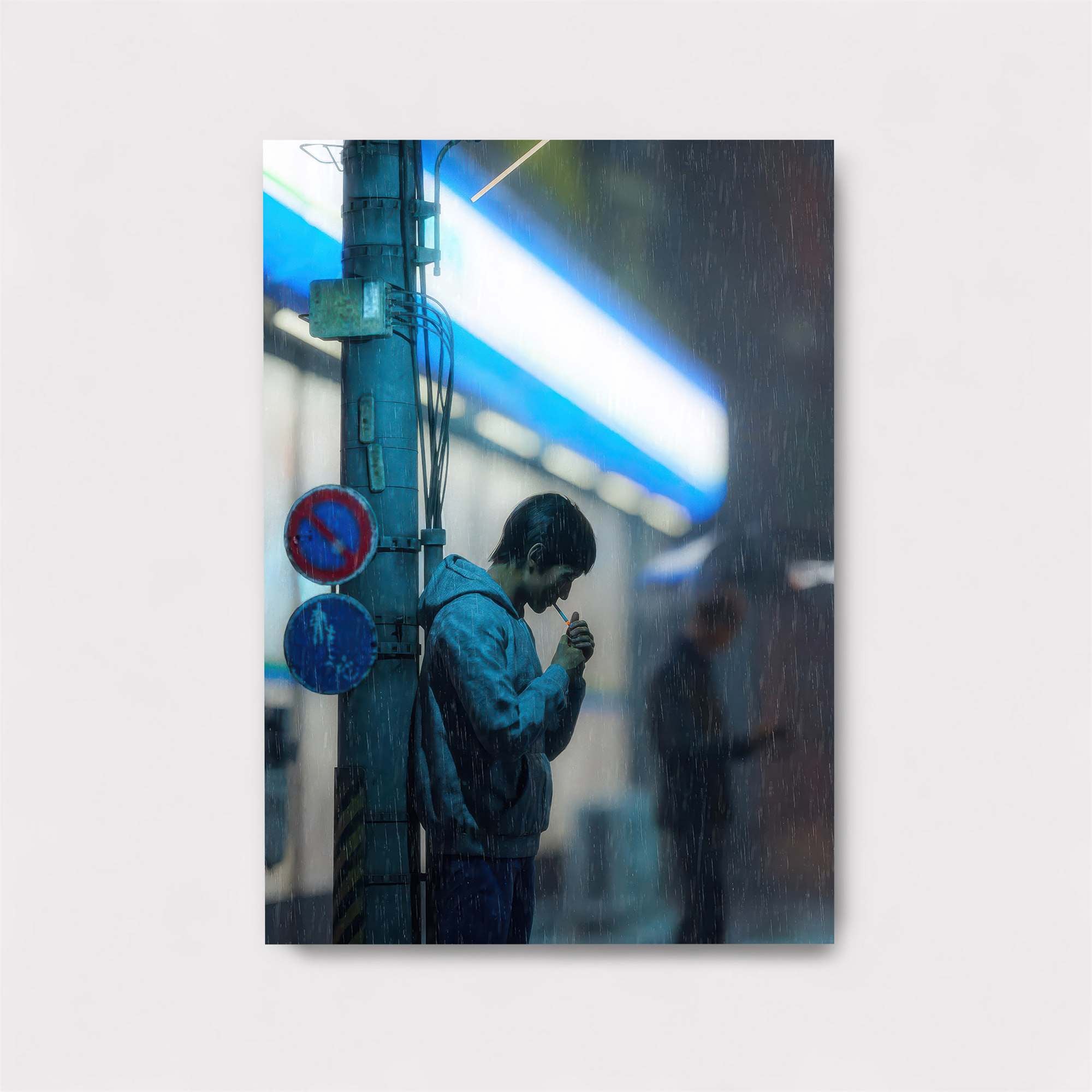 Rainy Solitude Safe Wall Magnetic / M