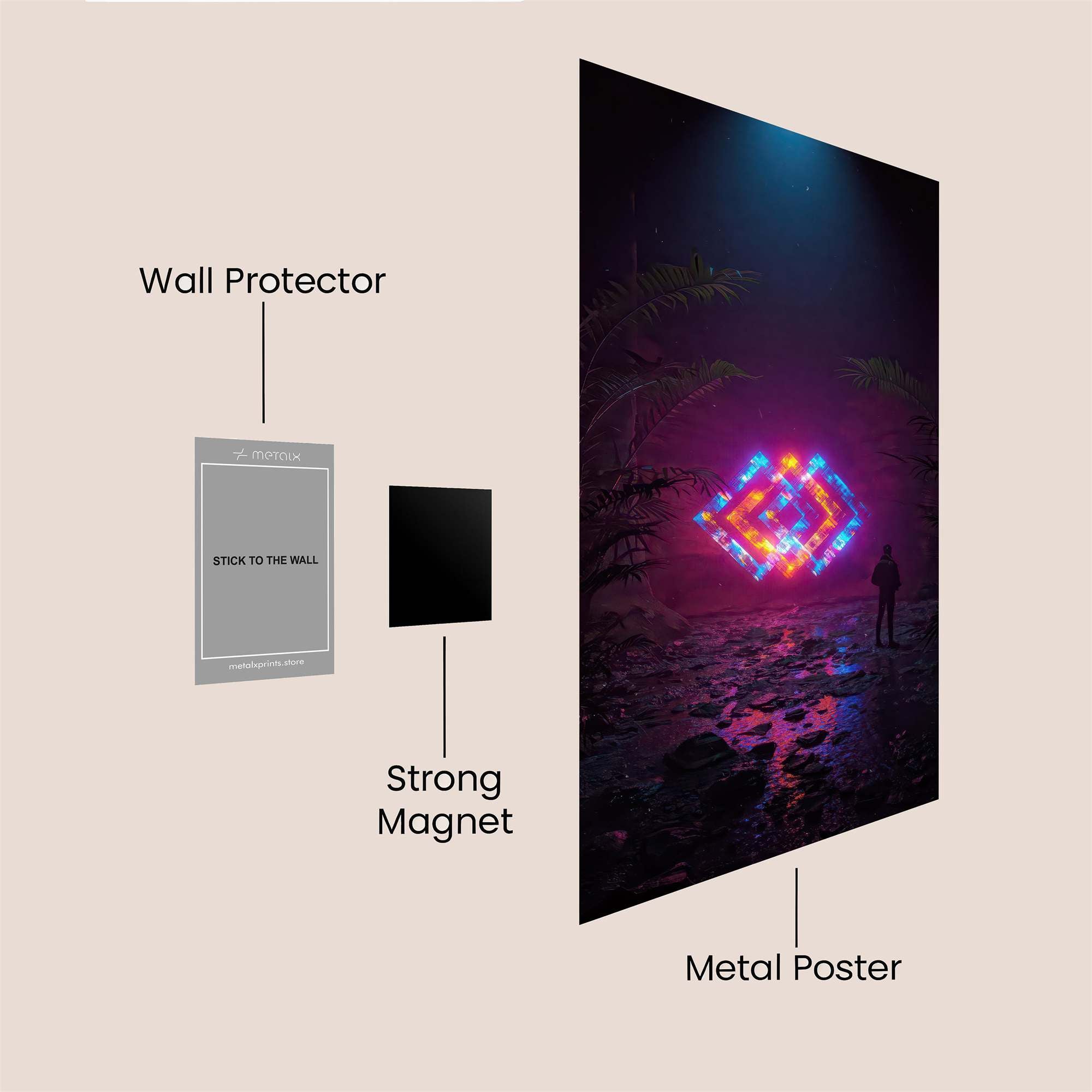 Portal Enigma Safe Wall Magnetic / M