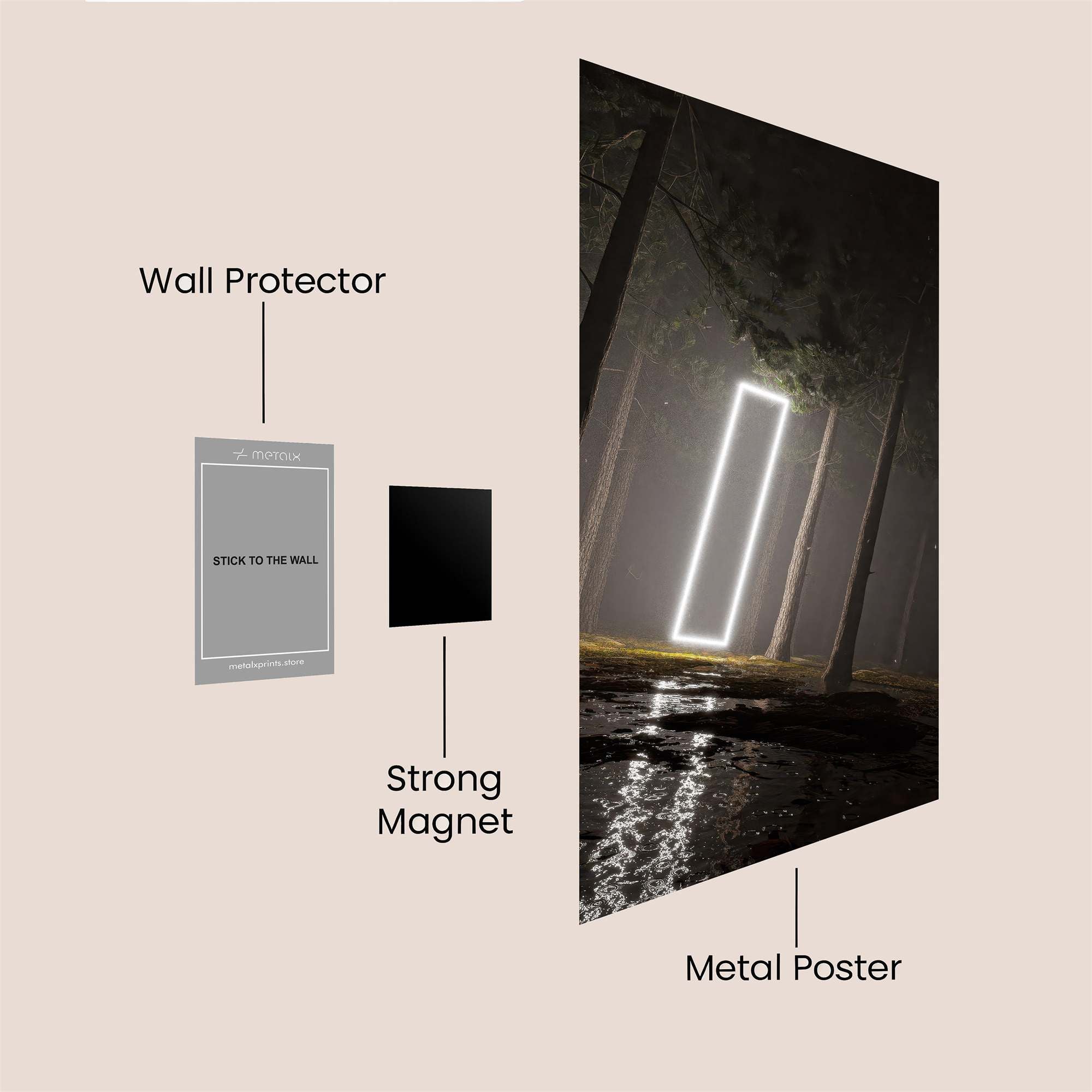 Portal Enigma Safe Wall Magnetic / M
